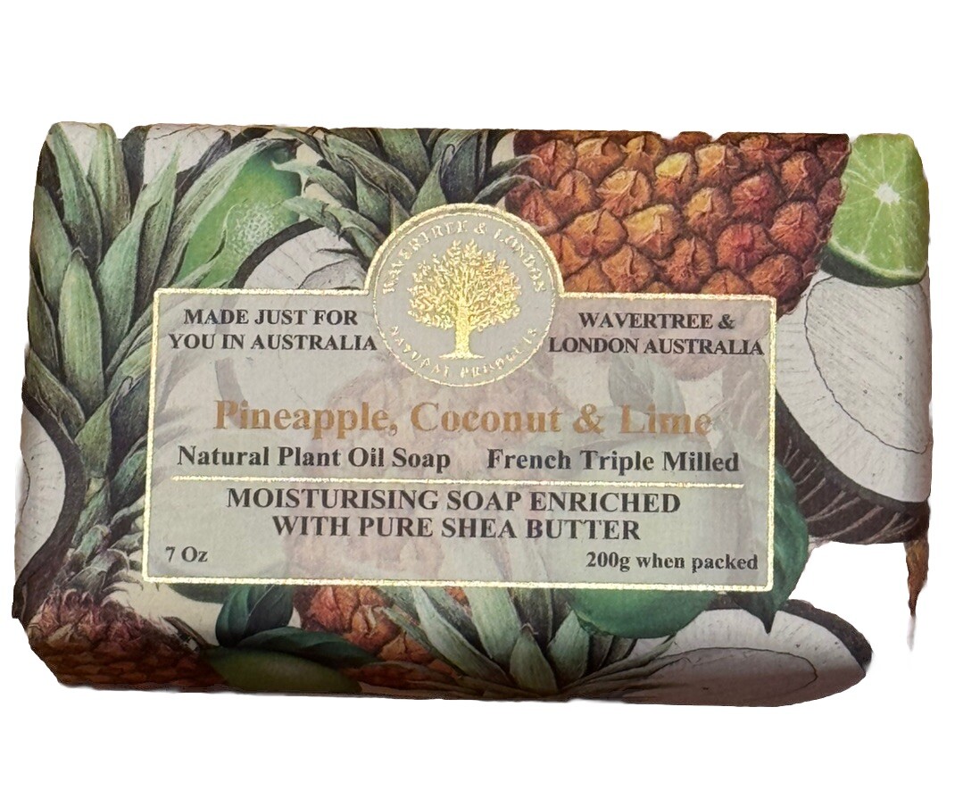 Wavertree & London Australia Ultimate Soap Bundle 1X Basil 1X Pineapple