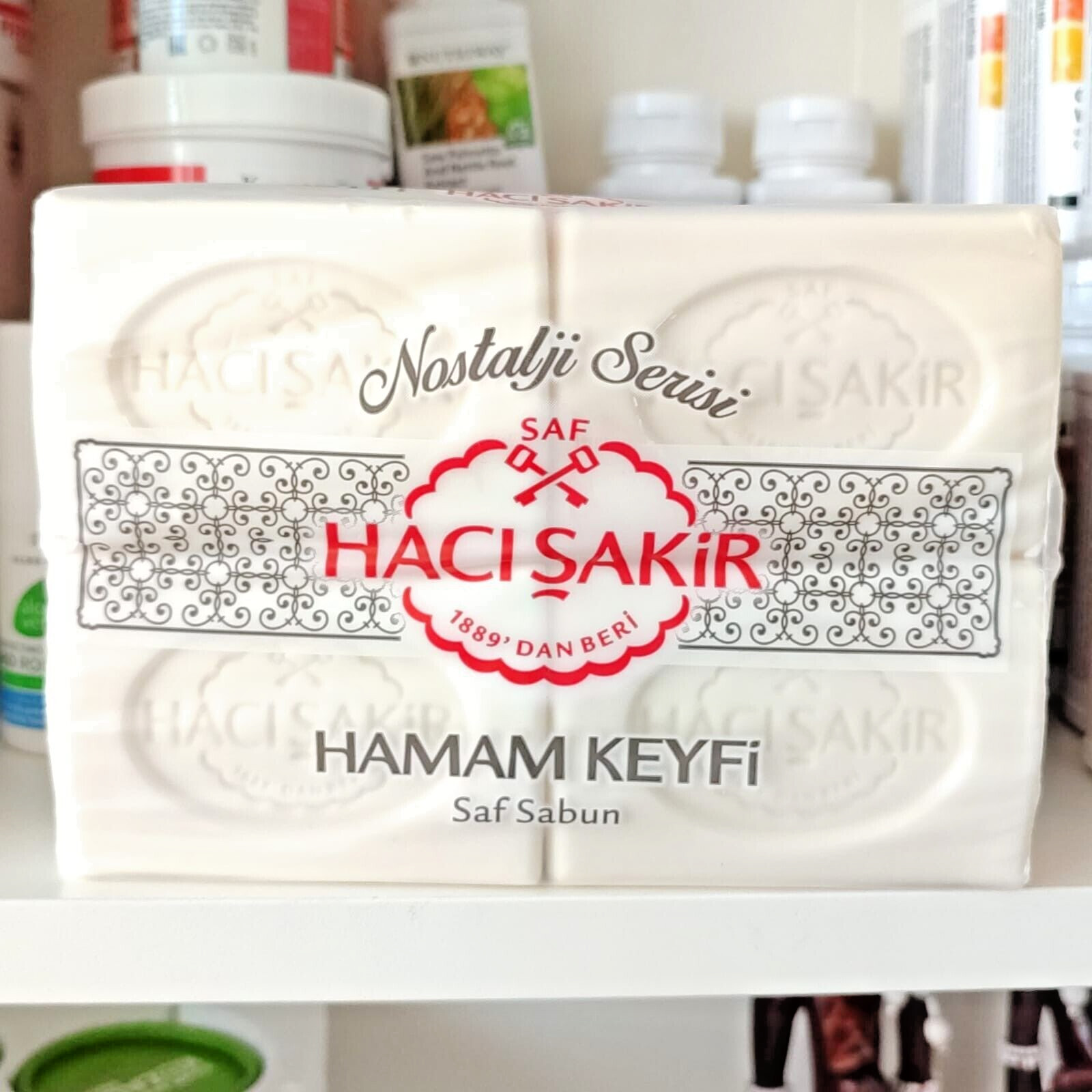 4 Bar x Haci Sakir Hammam Pleasure Pure Body Soap 7 Oz HACISAKIR Exp.Da. 12.2025