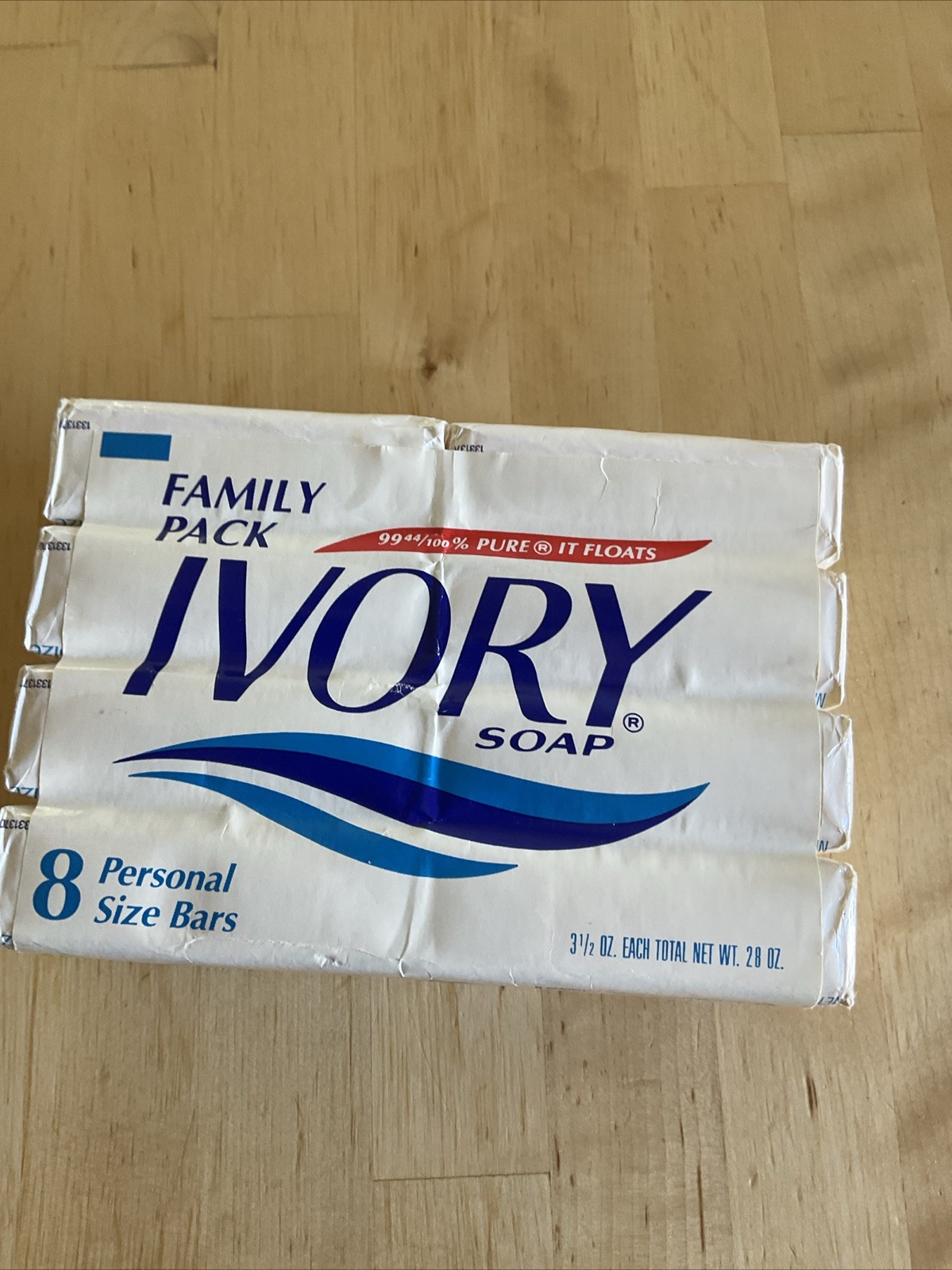 Ivory Soap 8 Personal Size Bars Family Pack 3.5oz Each 28oz Total NOS 1990 Fr S