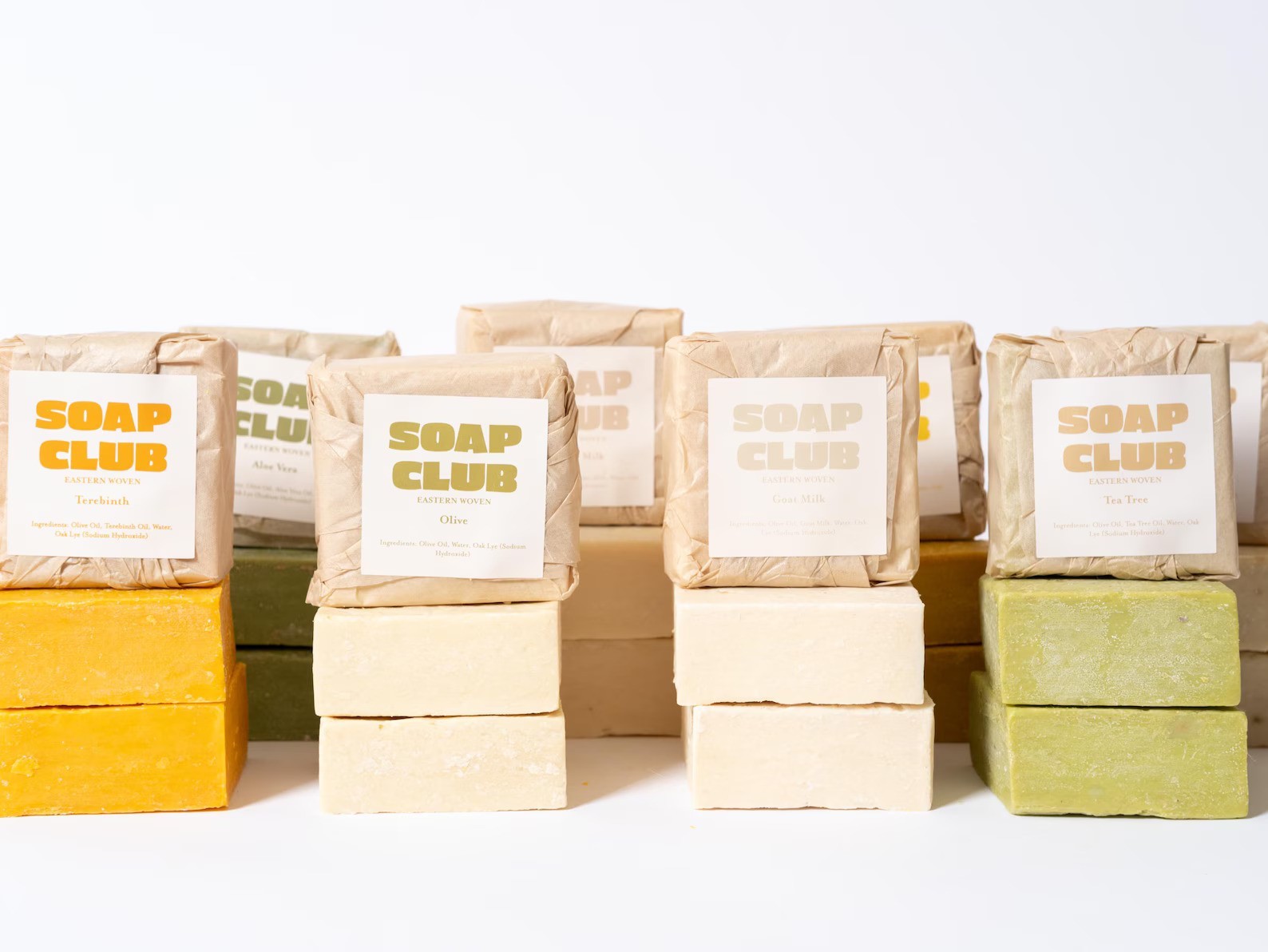 Handmade Natural Soap Set, Minimal Ingredients Turkish Soap Bar, Self Care Gift