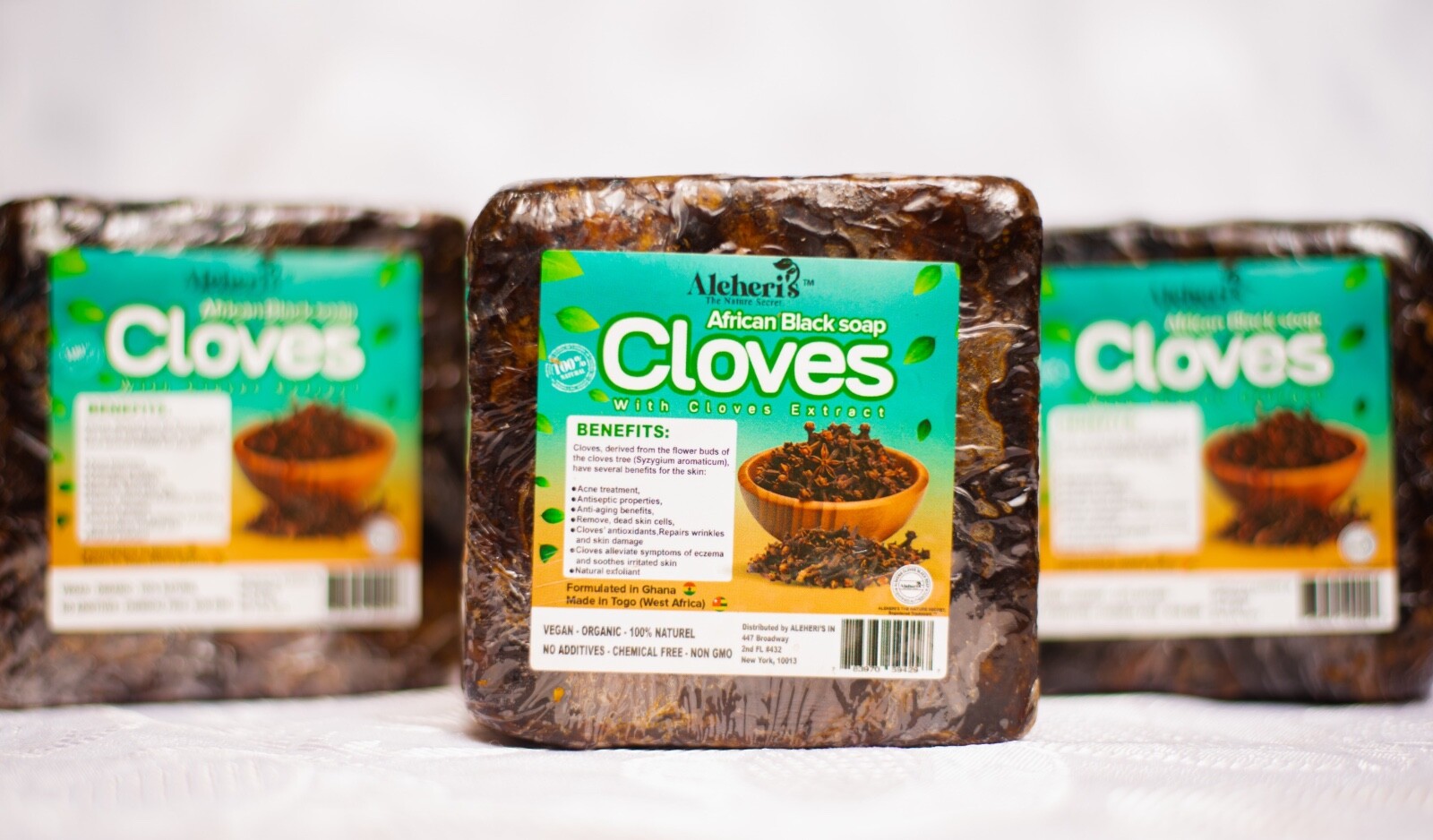 Aleheri’s African Black Soap With Cloves