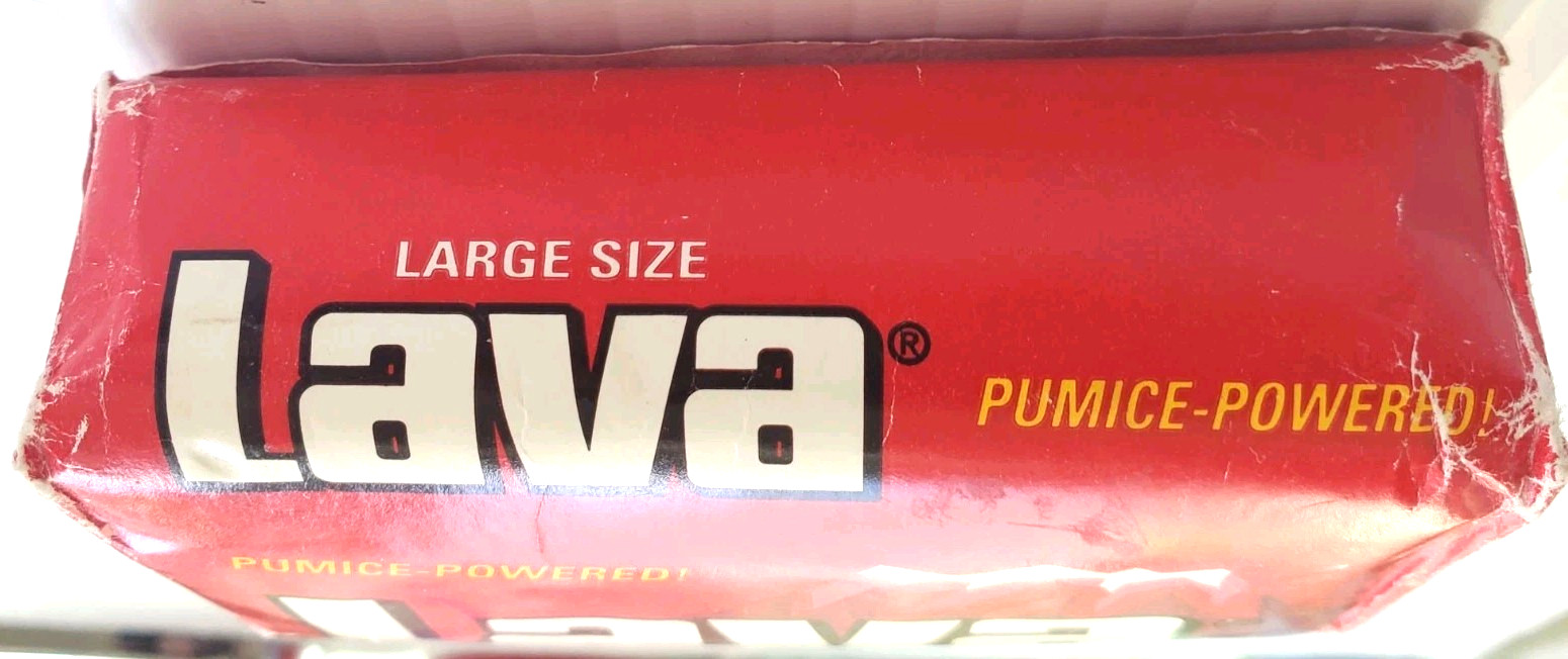 Vintage NOS Lava Heavy-Duty Hand Soap Large Size Bar Pumice Powered