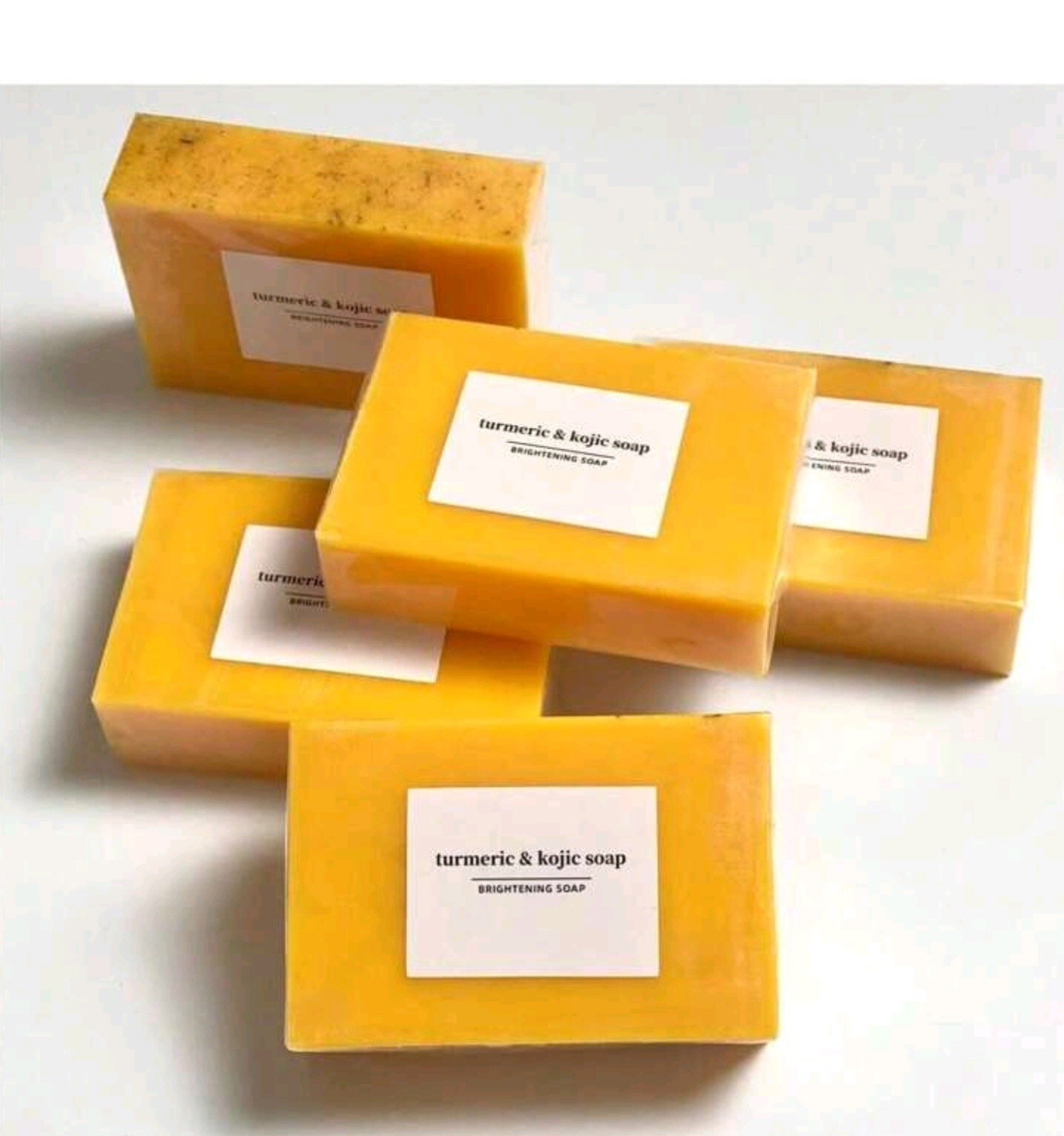 Tumeric Lemon + Kojic Acid Soap Skin Whitening Dark Spot 3.53oz