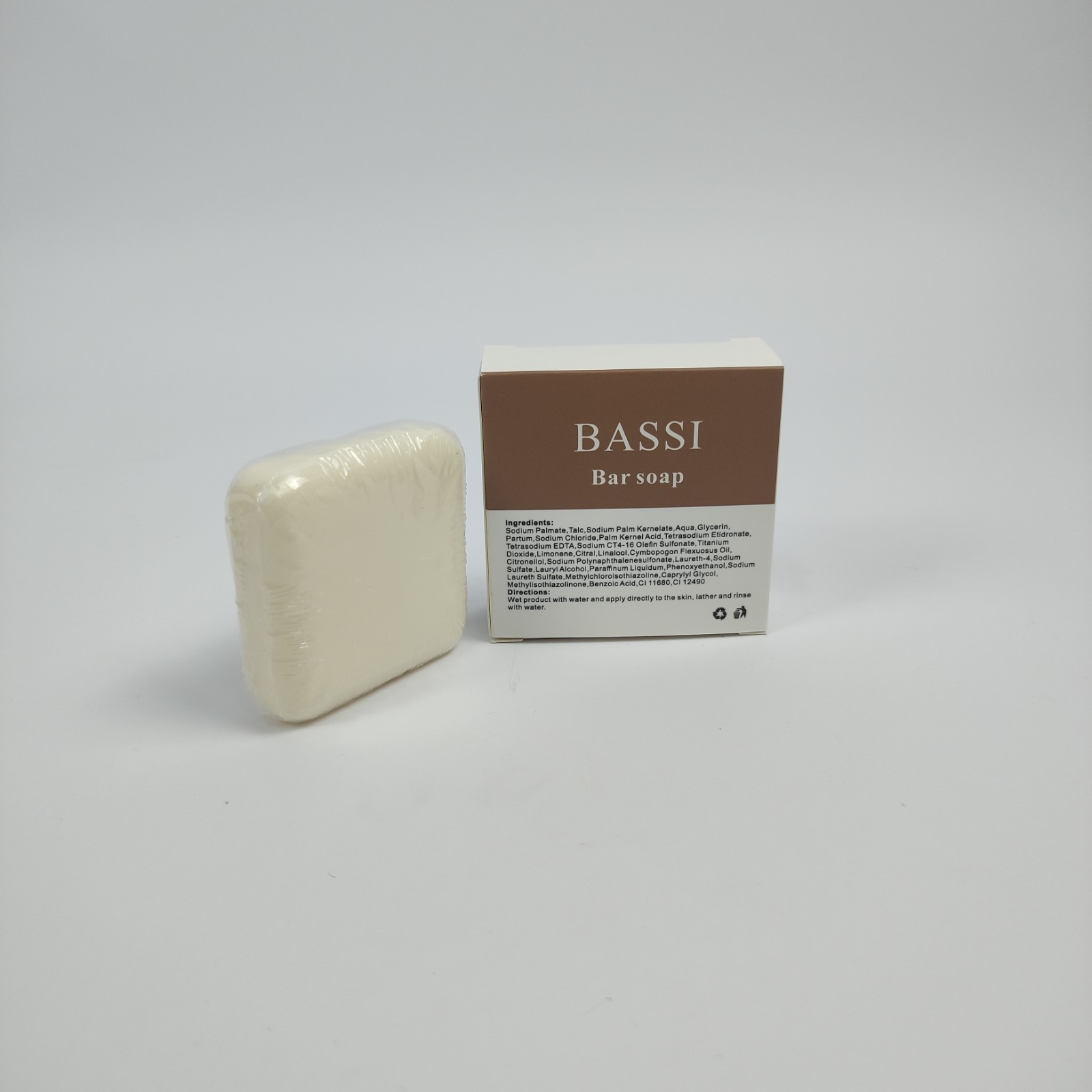 BASSI 100g Moisturizing Bar Soap Gentle Cleansing Soap for Daily Hand & Body Use