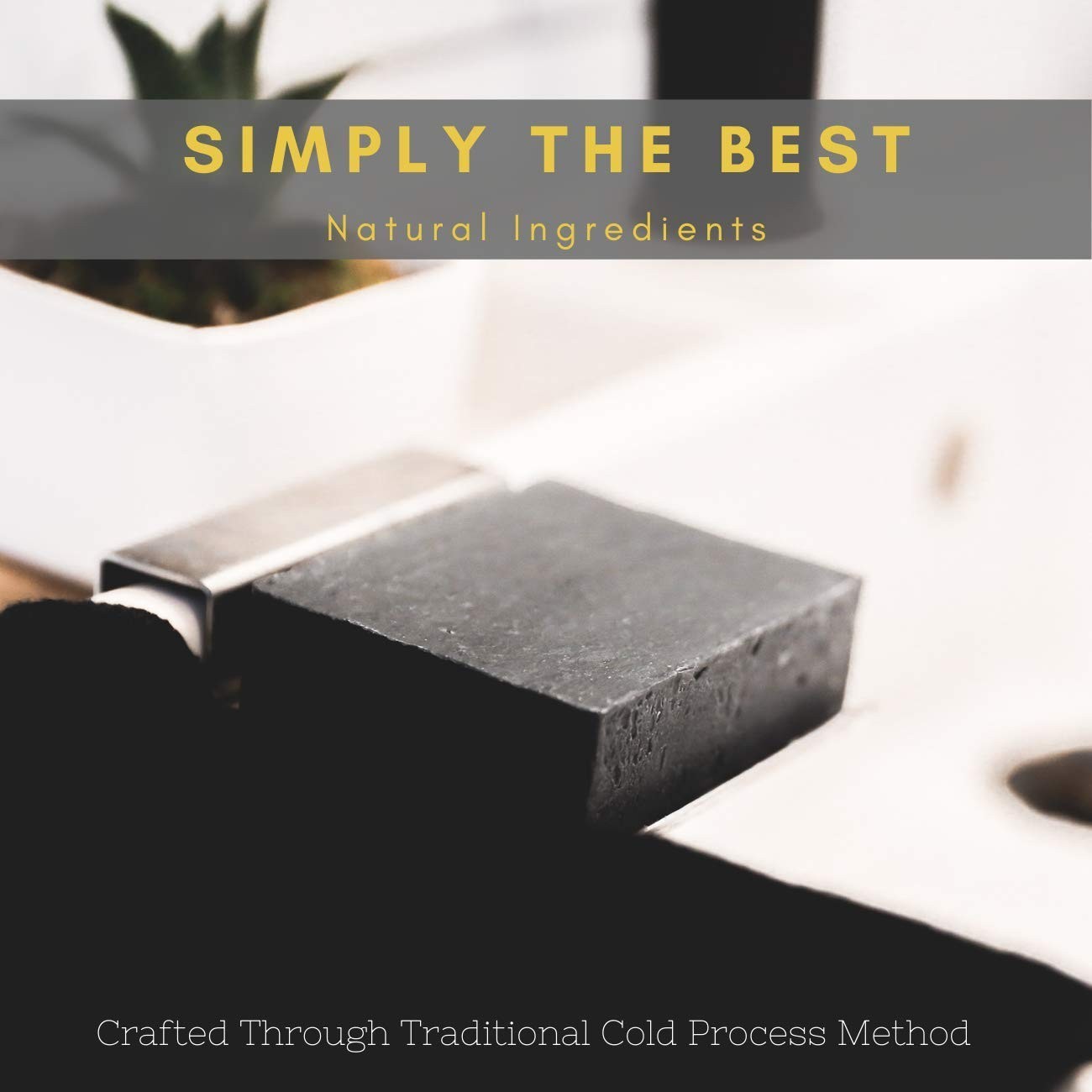 Organic Dead Sea Mud Soap with Charcoal & Pumice | Detoxifying Bar for All Skin
