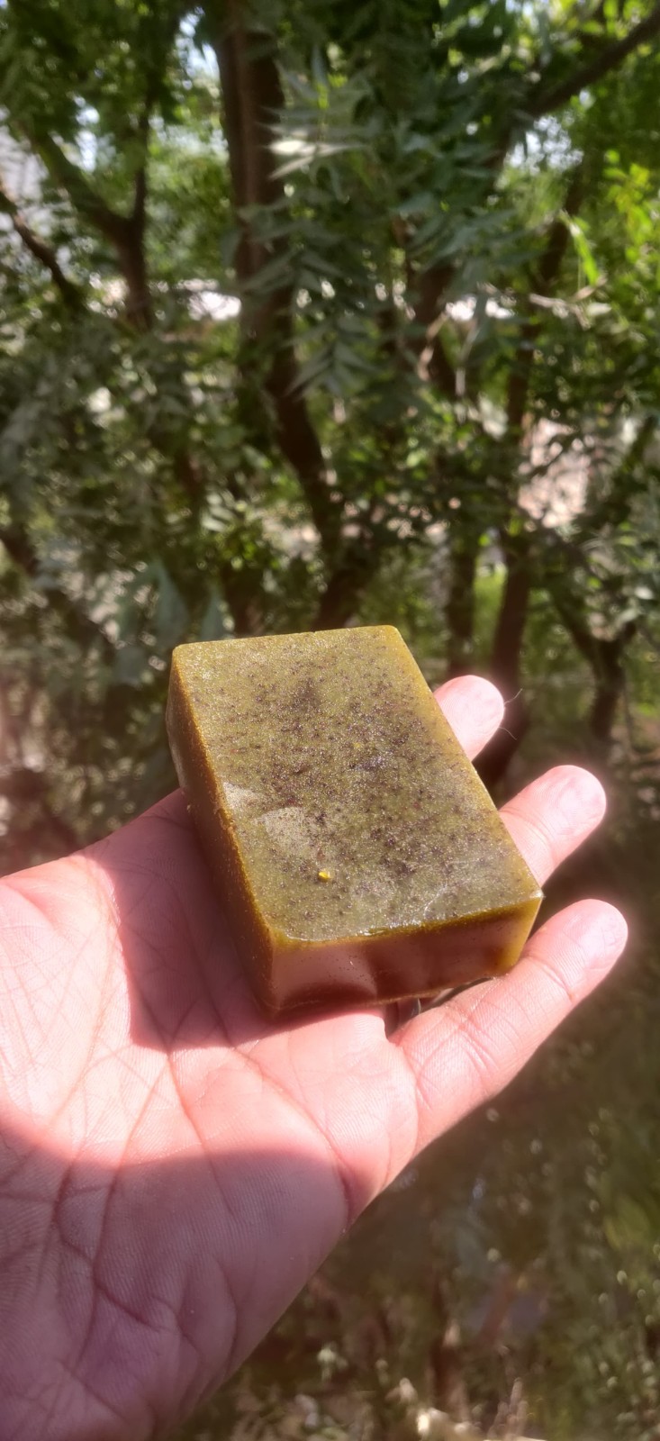 Pure Neem & Aloe Vera Soap – Handmade Herbal Cleansing Bar – Sensitive, Dry Skin