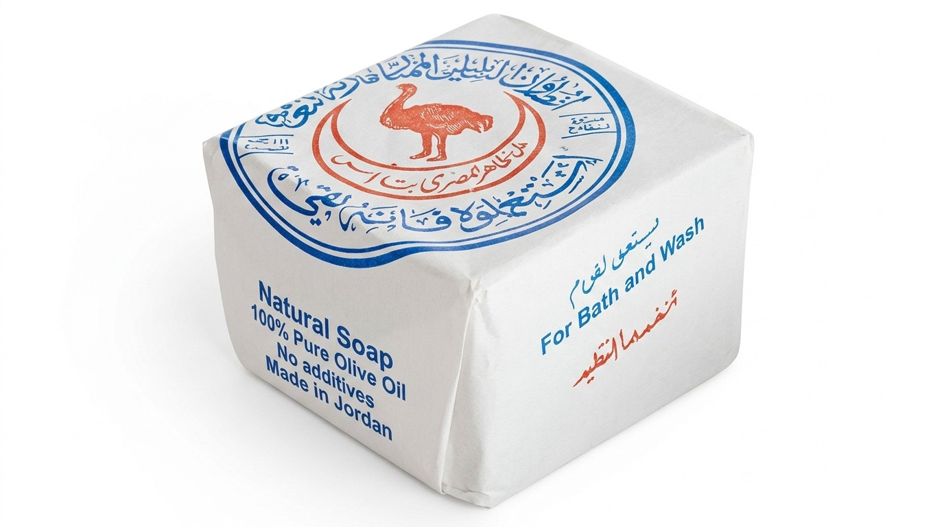 Al Jamal Nabulsi Soap 100% Olive Oil Handmade Natural Traditional Soap Bar