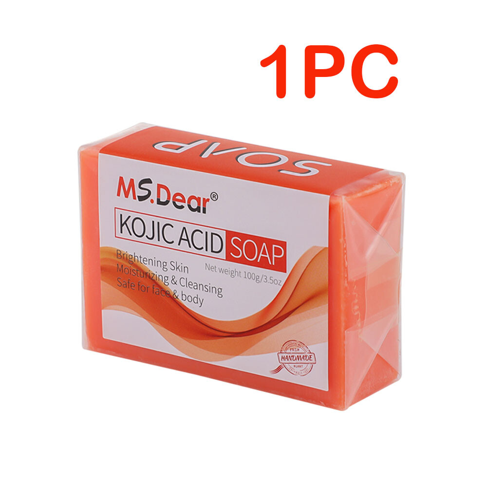 5/3X Kojic Acid Soap Acne Dark Spot Remover Skin Lightening Whitening Face Body