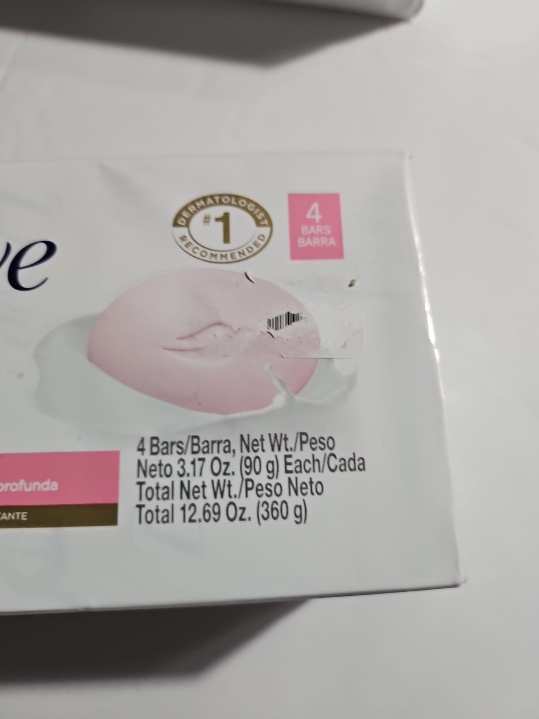 Dove Pink/Rosa Beauty Bar Soap 3.17 oz Each Peta Approved Lot Of 2 -8 Bars Total