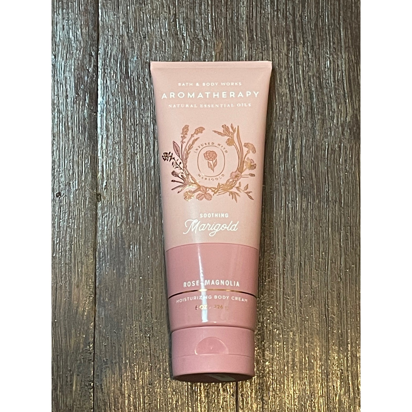 Bath & Body Works Aromatherapy Marigold Rose Magnolia Body Cream 8oz