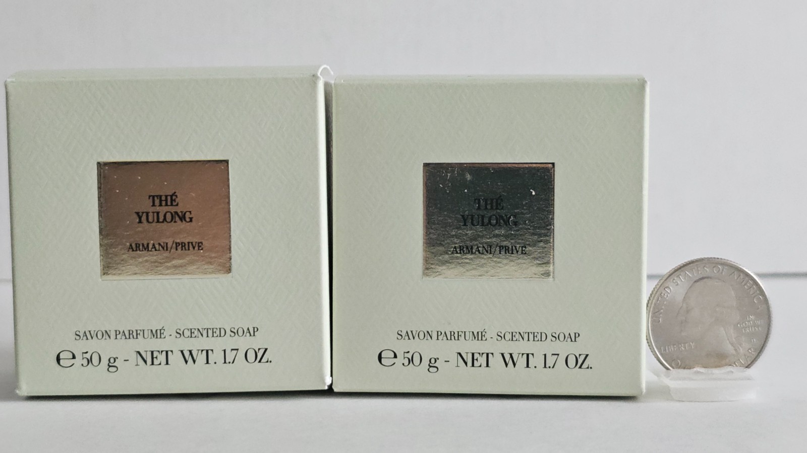 Armani Privé THÉ YULONG Scented Luxury Mini Soap – TWO PIECES 1.7Oz/50g/each