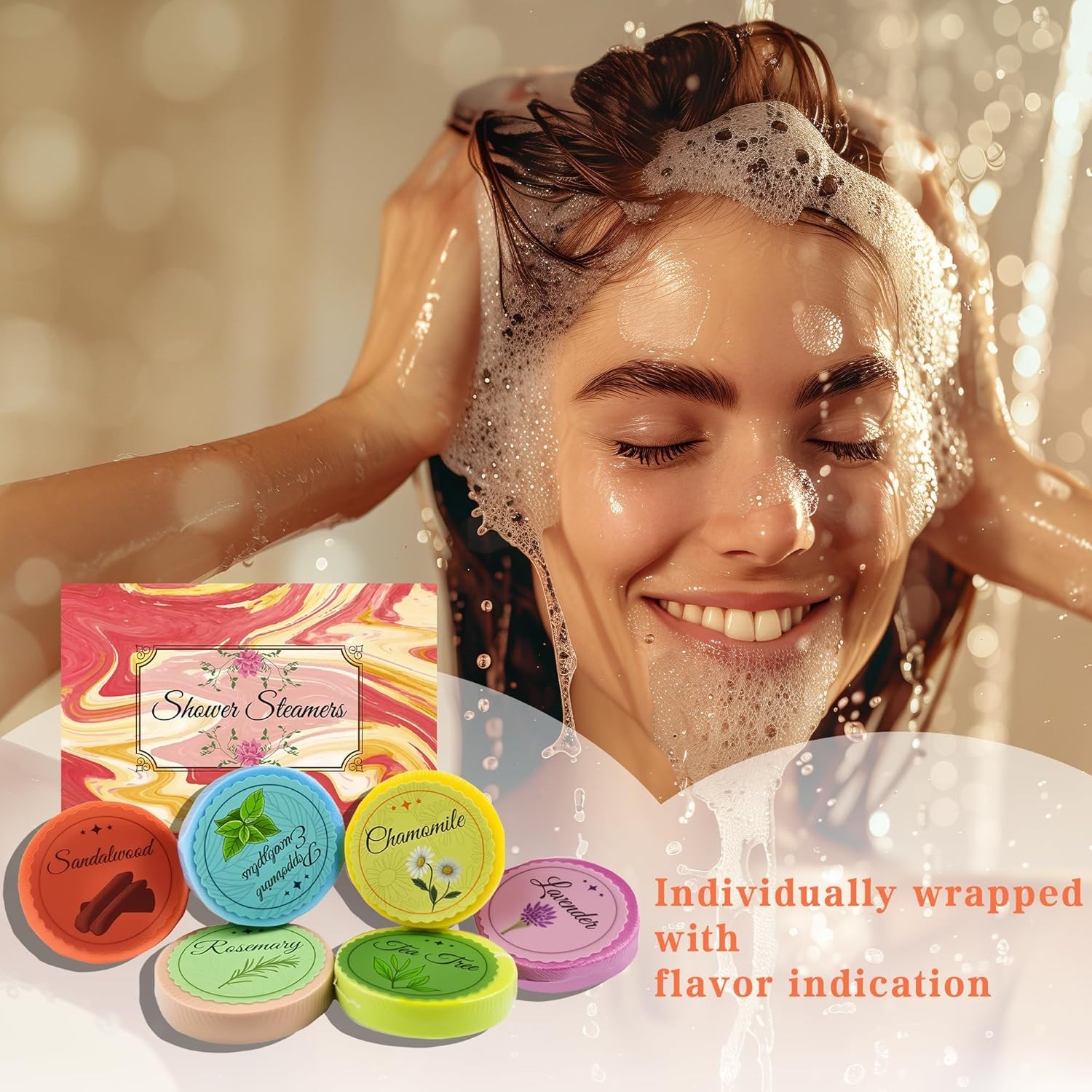 Stocking Stuffers for Teen Girls – Shower Steamers Aromatherapy | White…
