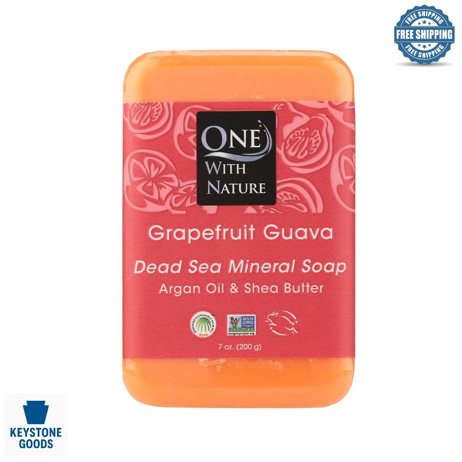 Grapefruit Guava Organic Moisturizing Soap Bar – 7 oz