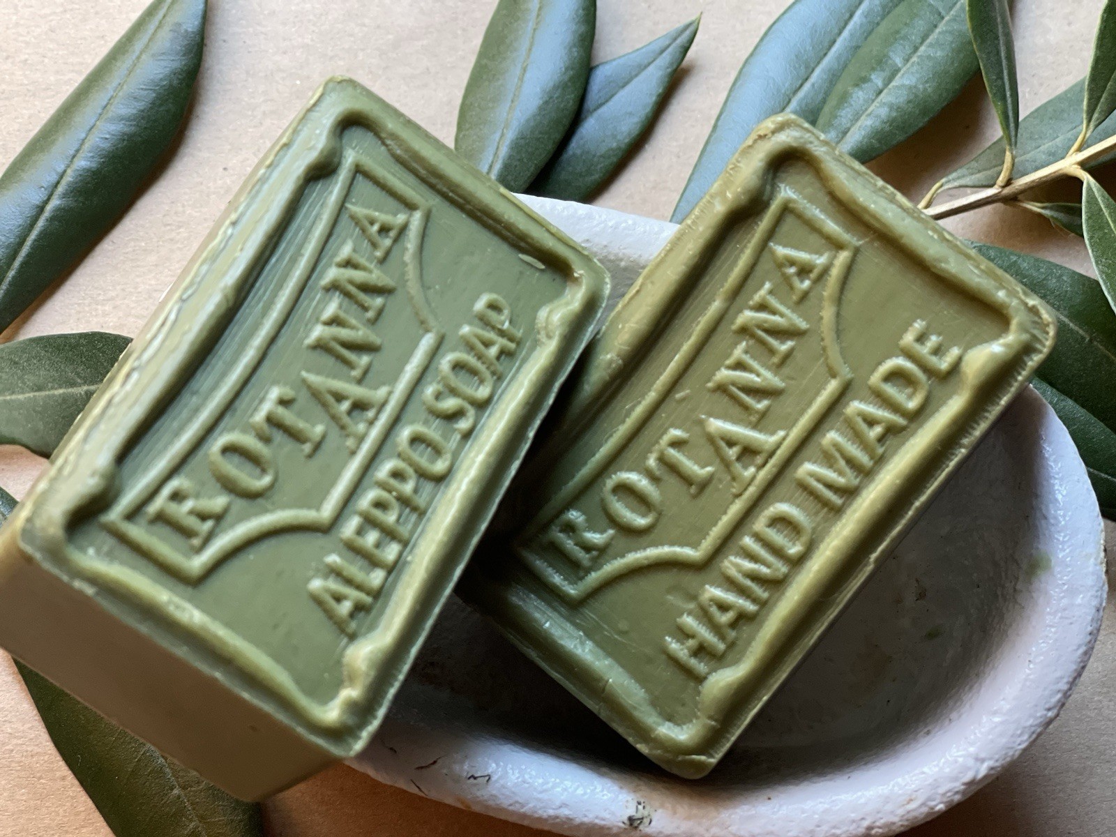 4/PK Authentic Olive + Laurel Oil Soap Sensitive Skin Helps Psoriasis & Eczema