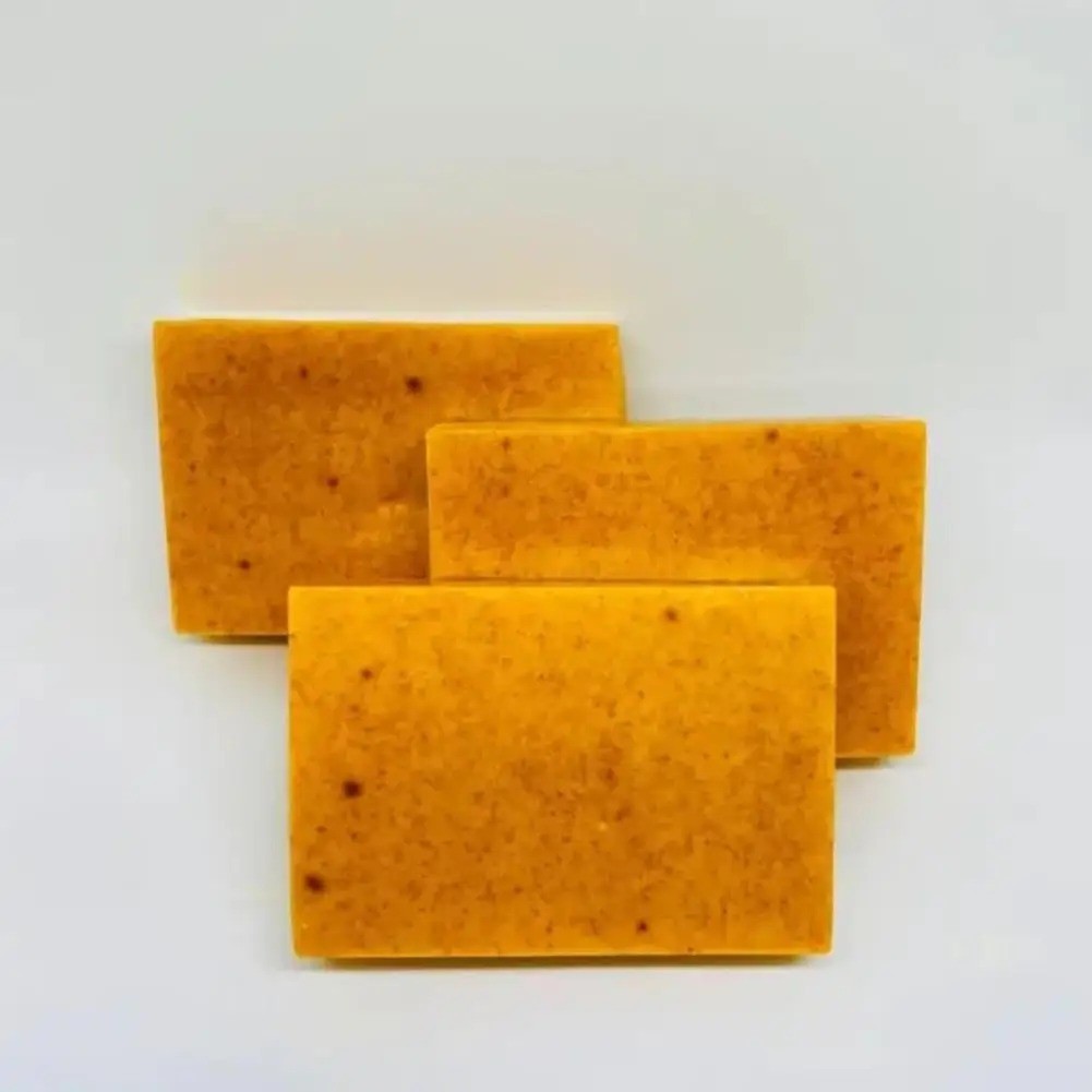 1-5PCS Lemon Turmeric Soap,Turmeric Soap Bar for Face&Body,Natural turmeric Hand
