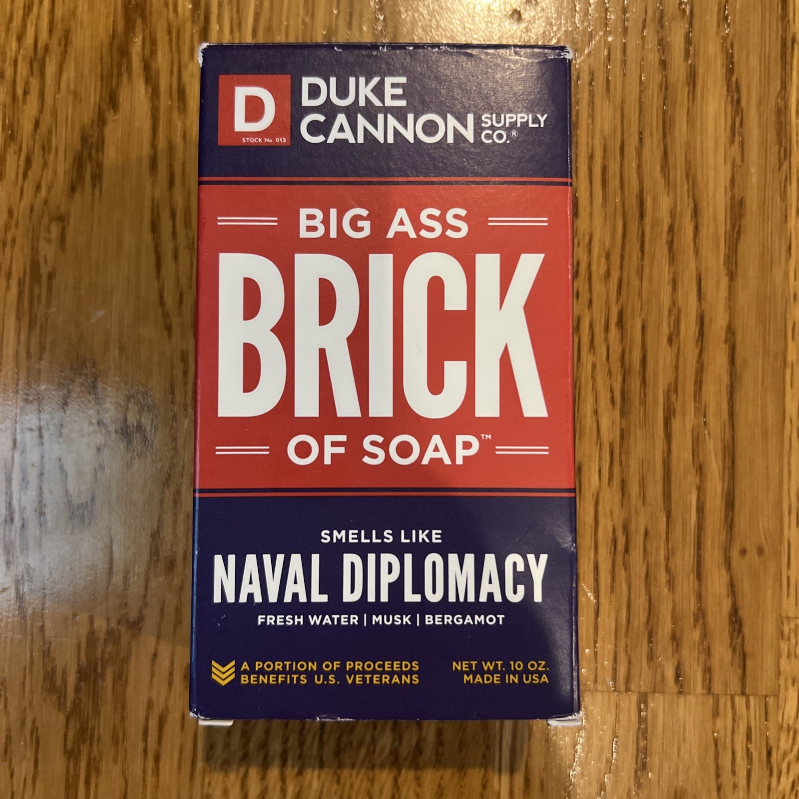 Duke Cannon Supply Co. Big Ass Brick of Soap Naval Diplomacy 10oz – NEW