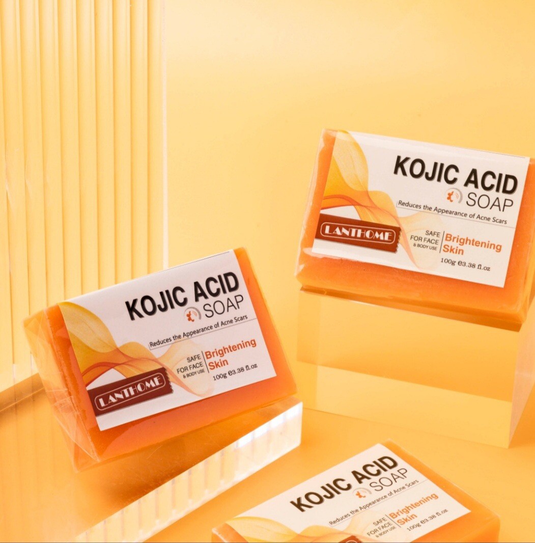 original kojie san kojic acid soap, Lightening Anti-Acne Kojic Acid Soap 100g