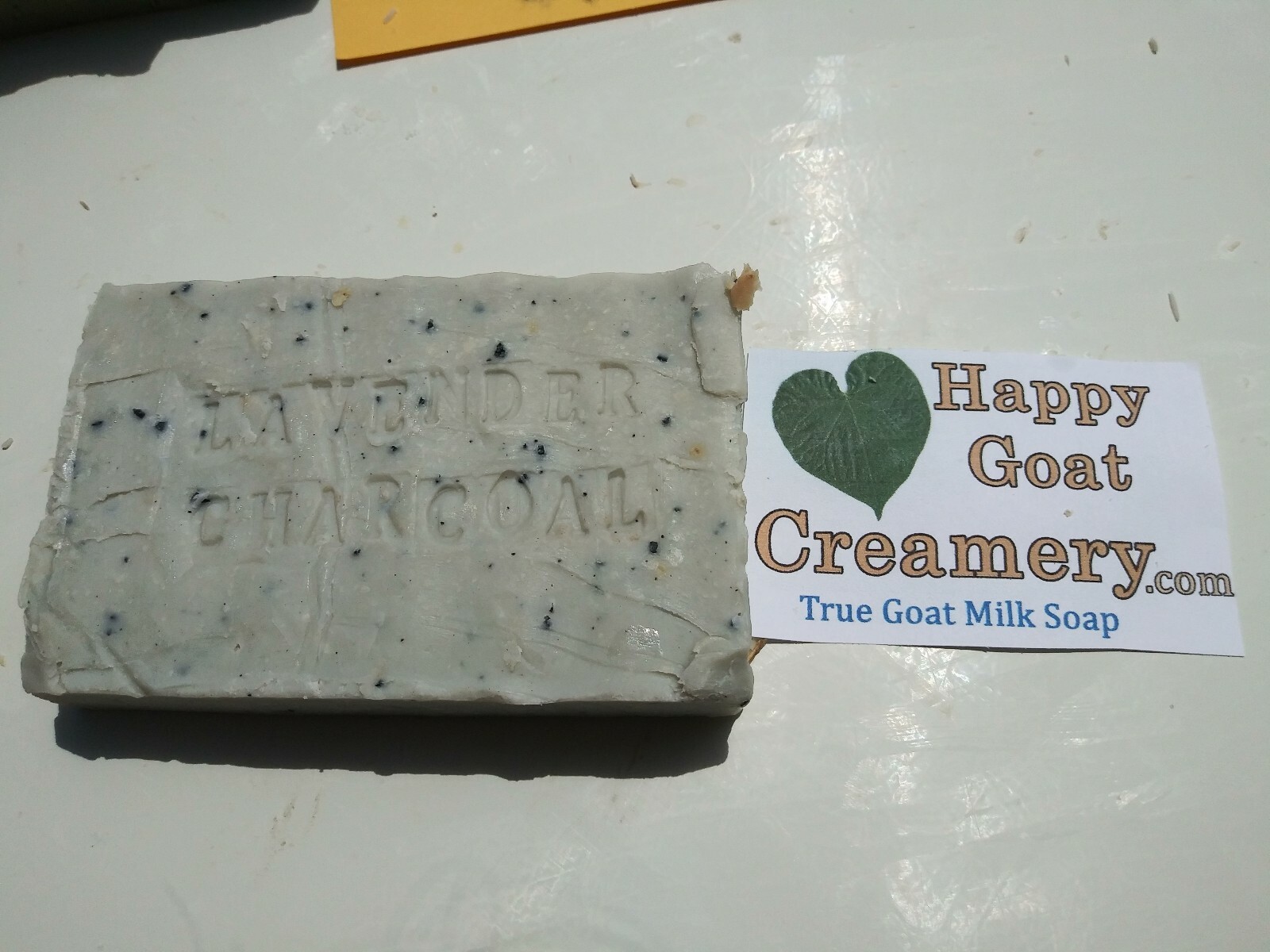 12 BARS GOAT MILK SOAP 4 LAVENDER CHARCOAL 4 OAT & HONEY 4 UNSCENTED CHARCOAL