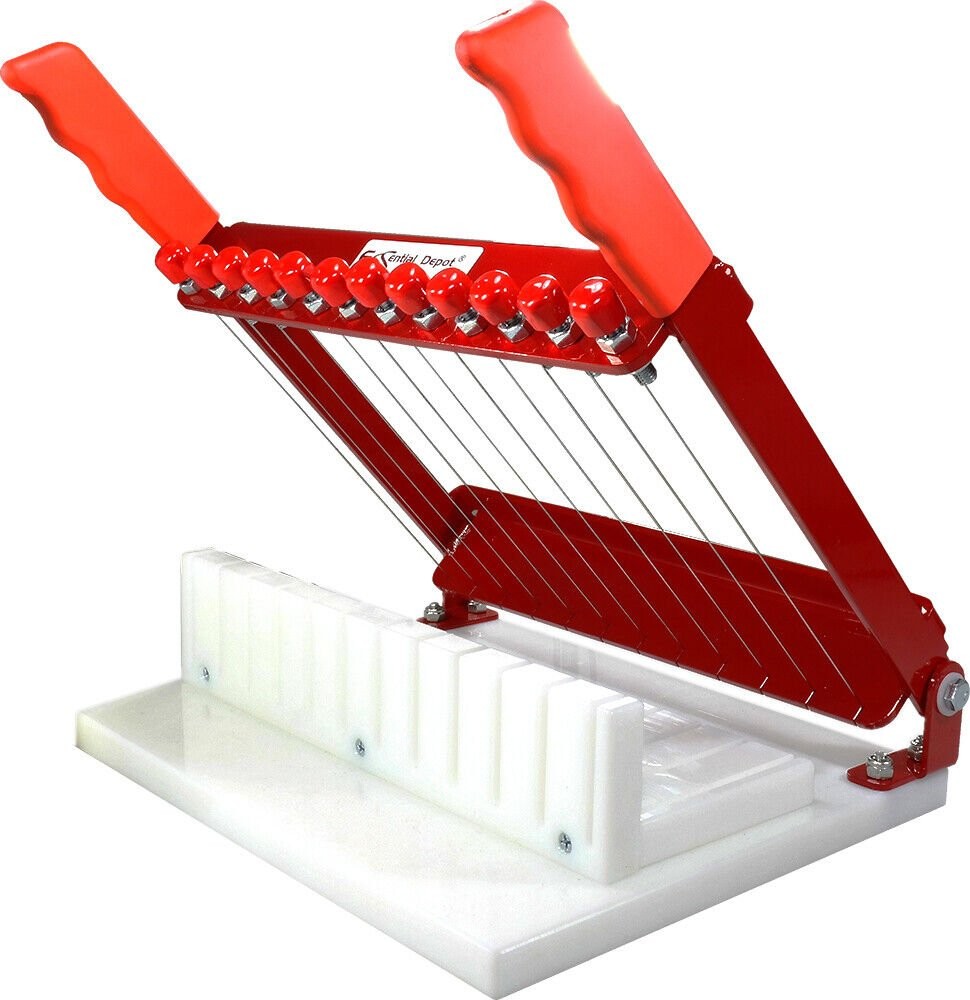 Soap Cutter + 2 Natural Silicone Soap Molds