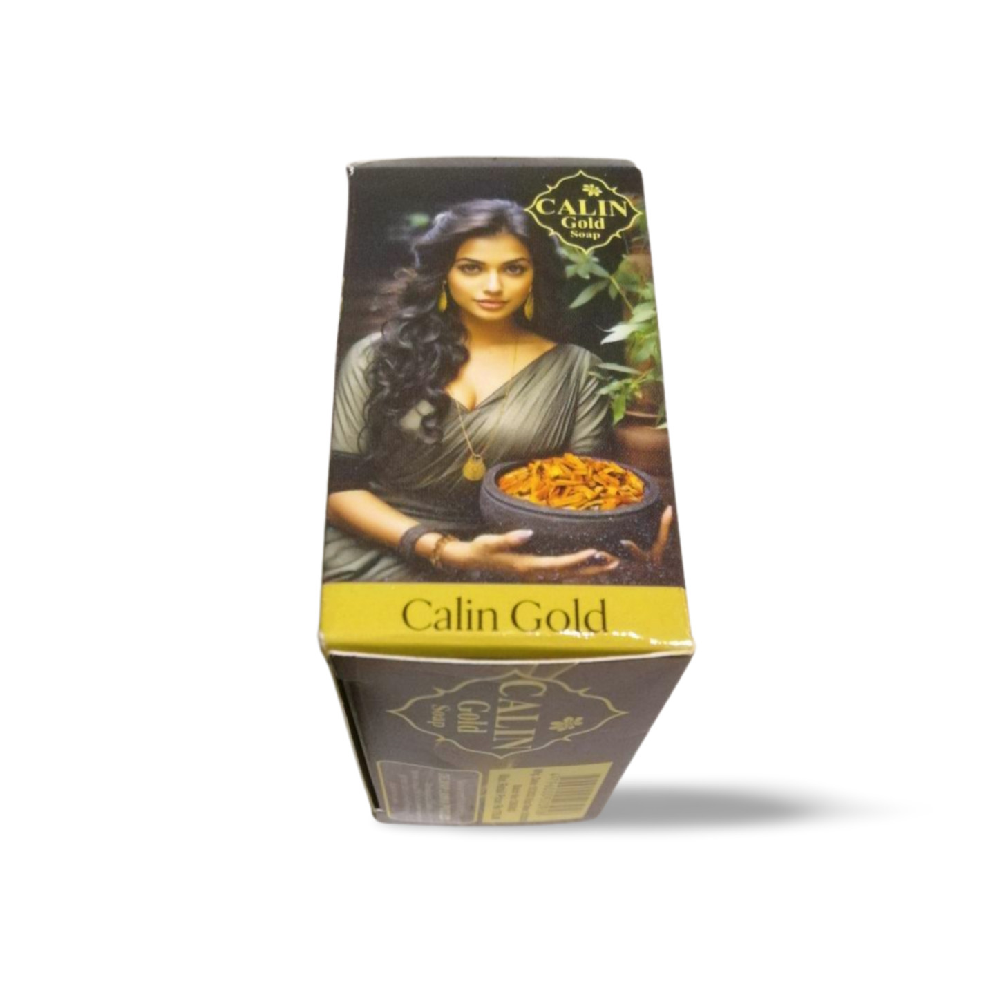 CALIN Gold Beauty Soap with Pure Natural Ceylon Turmeric Venivel Sandalwood 125g