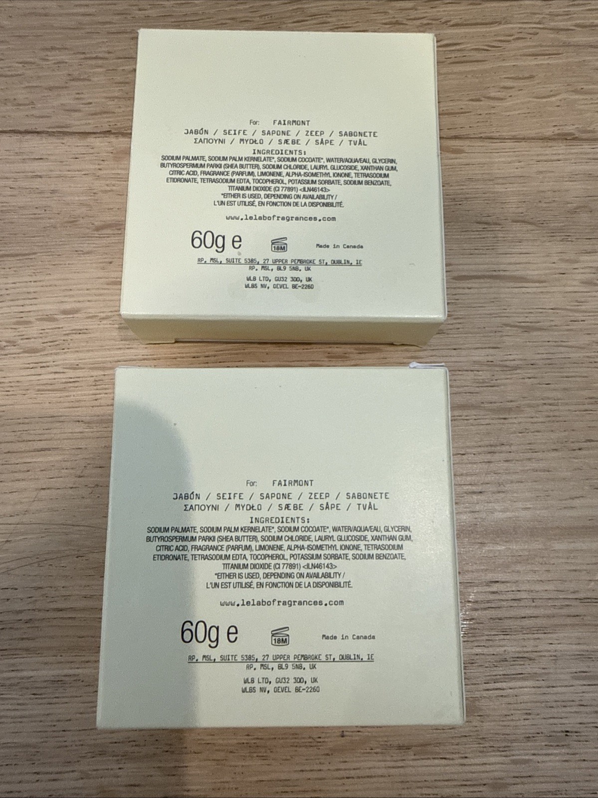 Le Labo Rose 31 Lot Of 2 Bars