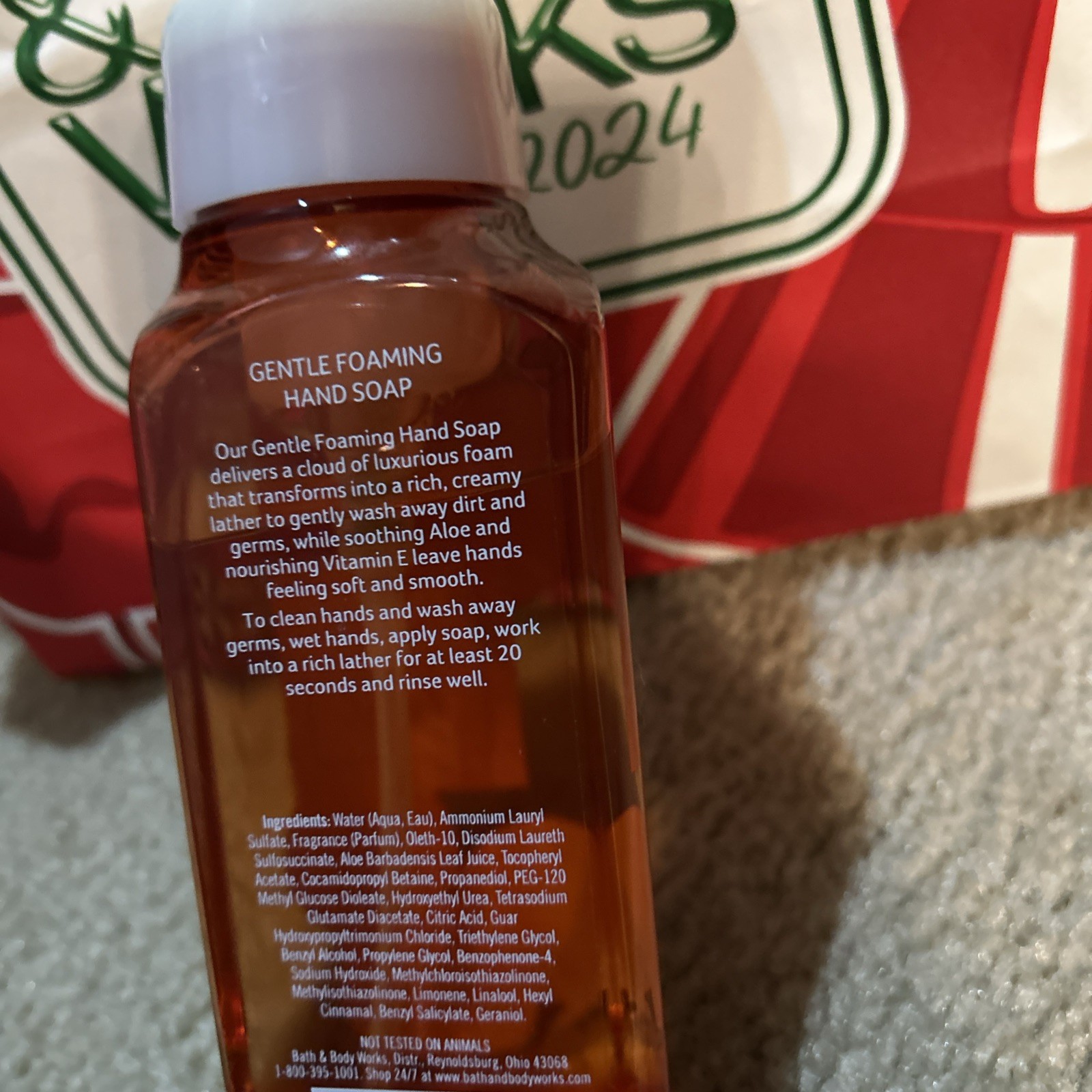 1 Bath Body Works JUICY GEORGIA PEACH Gentle Foaming Hand Soap Wash 8.75 oz