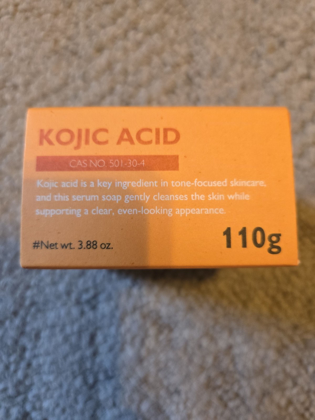 Dr.Melaxin Turmeric Serum Soap 110g Gentle Cleansing Kojic Acid Citrus Scent