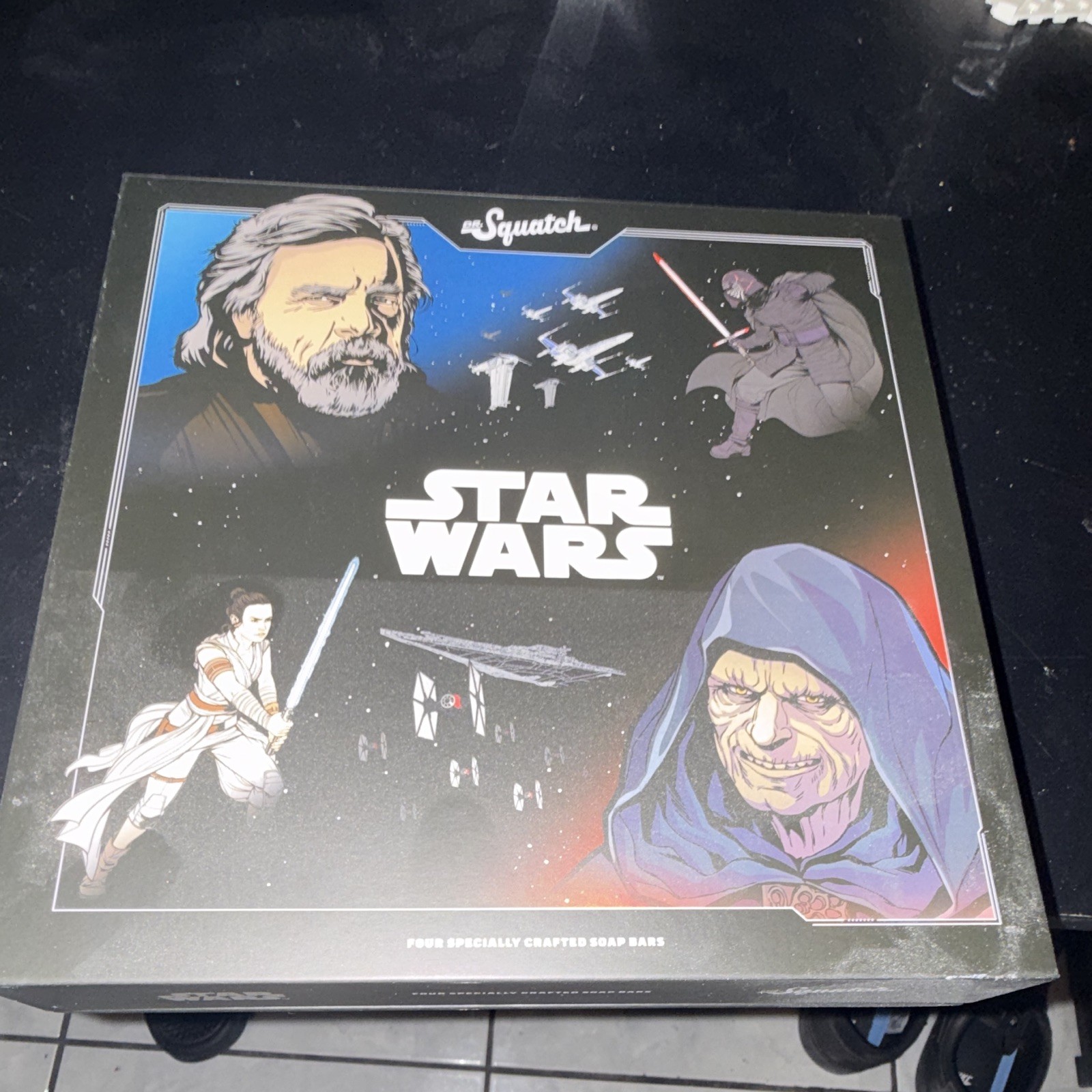 Dr. Squatch Star Wars Men’s Natural Soap 4-Bar Multipack NO SOAP MINT PACKAGE