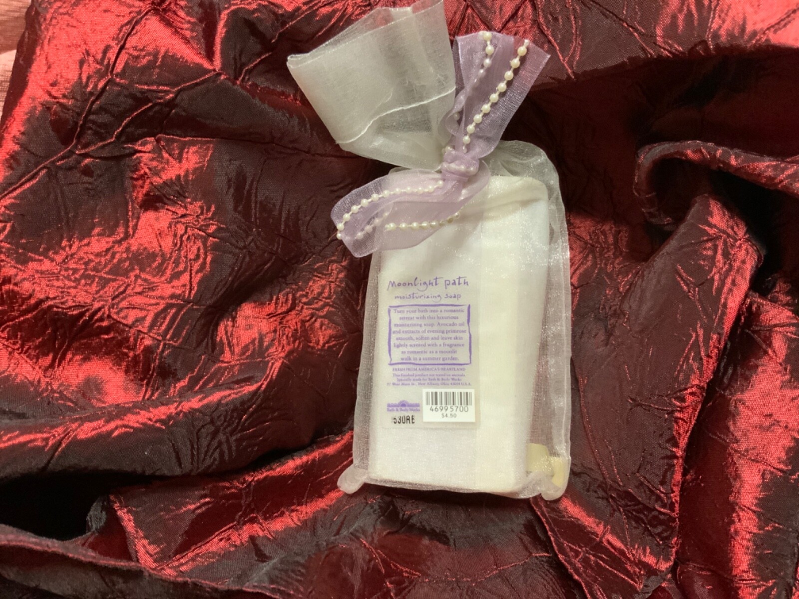 Bath & Body Works Moonlight Path Moisturizing Soap bar mesh bag 4.5 oz /127g NEW