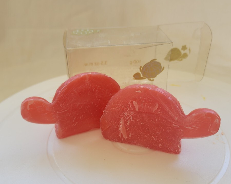 Vintage 1980’s Unique Happy Turtle Soap Schildkrote (German for tortoise)