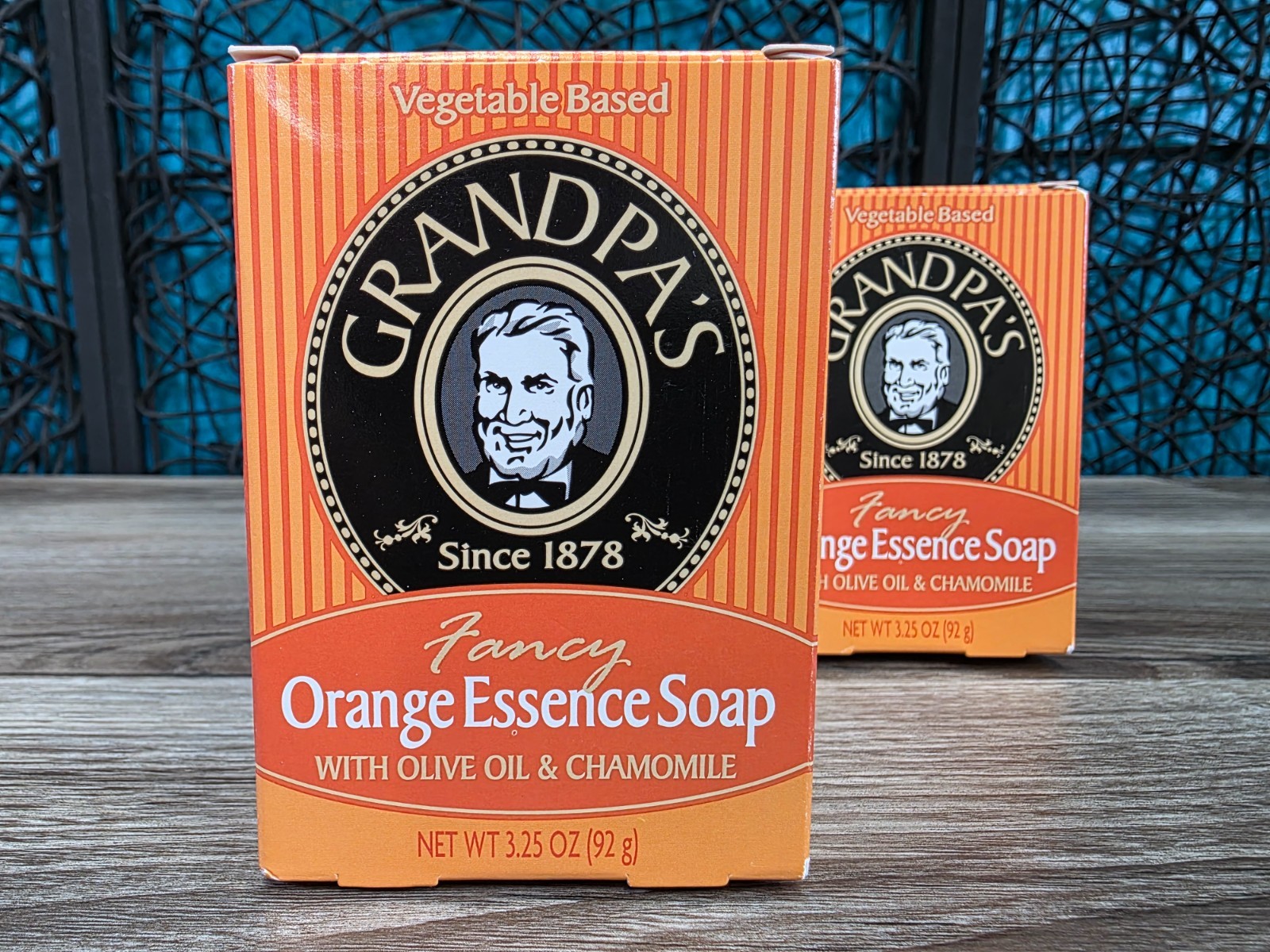 Grandpa’s Fancy Orange Essence Vegetable Based Soap 3.25 oz. LOT OF 2 BARS NEW