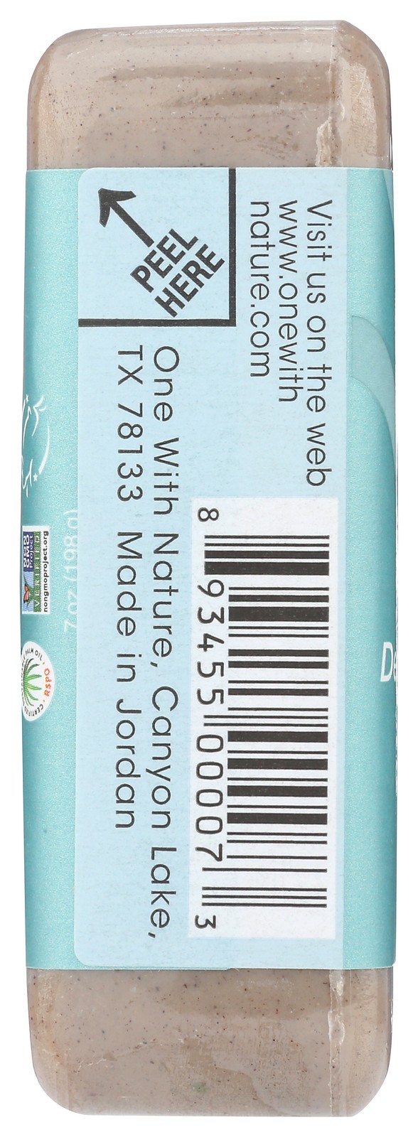 One With Nature Dead Sea Mud Bar Soap 7 Oz 3 Pack