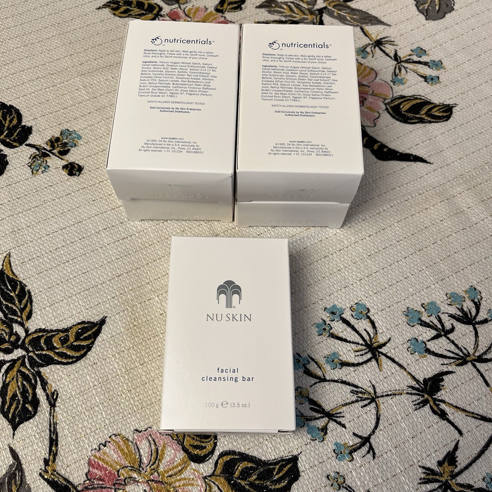 5 x Nu Skin Nutricentials Facial Cleansing Bars 3.5 oz SEALED