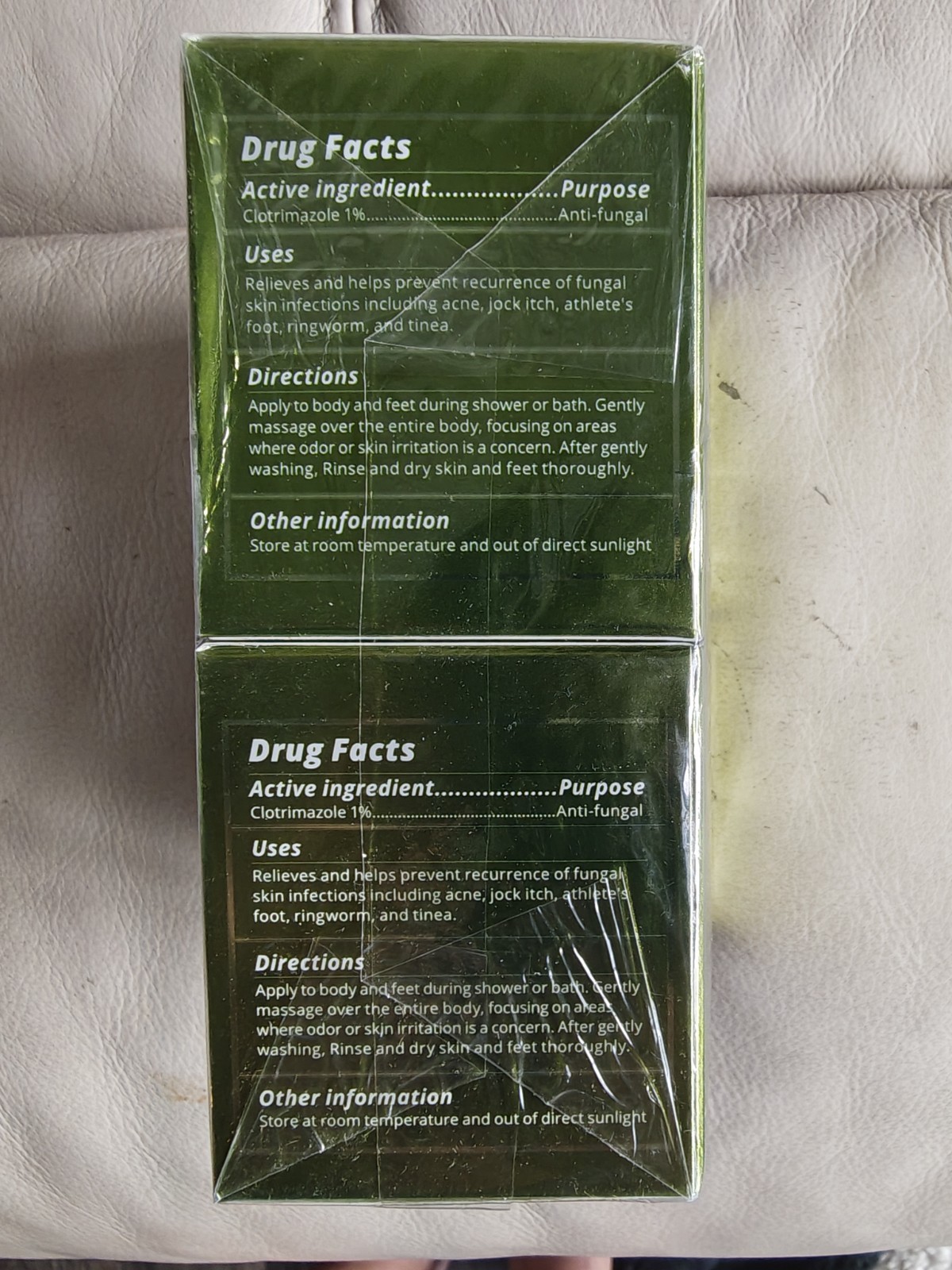 RoyceDerm Fast-Acting Tea Tree Antifungal Soap 2 Bars 8.2 oz Moisturizing