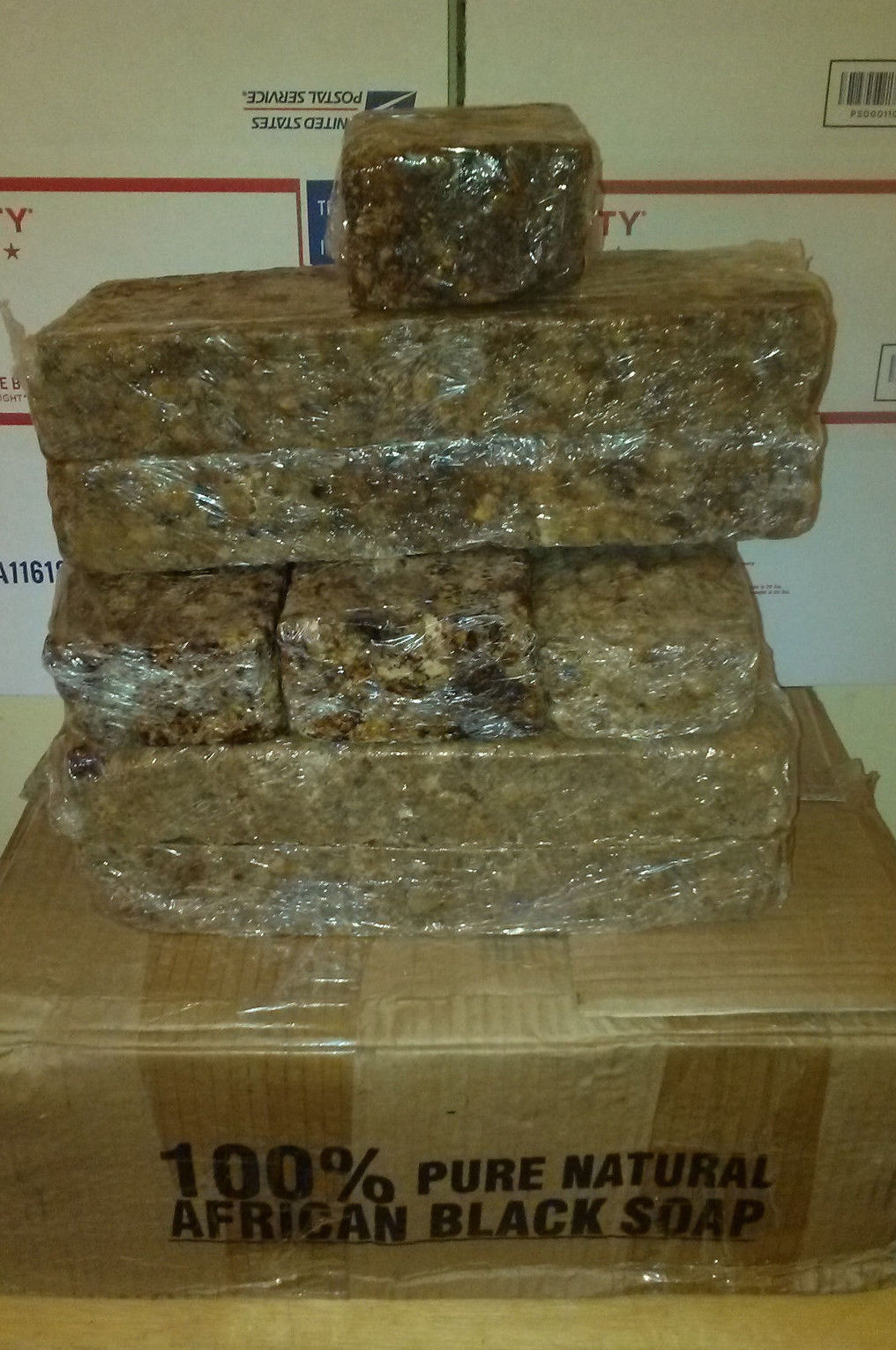 20 Lbs Raw African BLACK SOAP Organic From GHANA Pure Premium Quality 20 Pounds