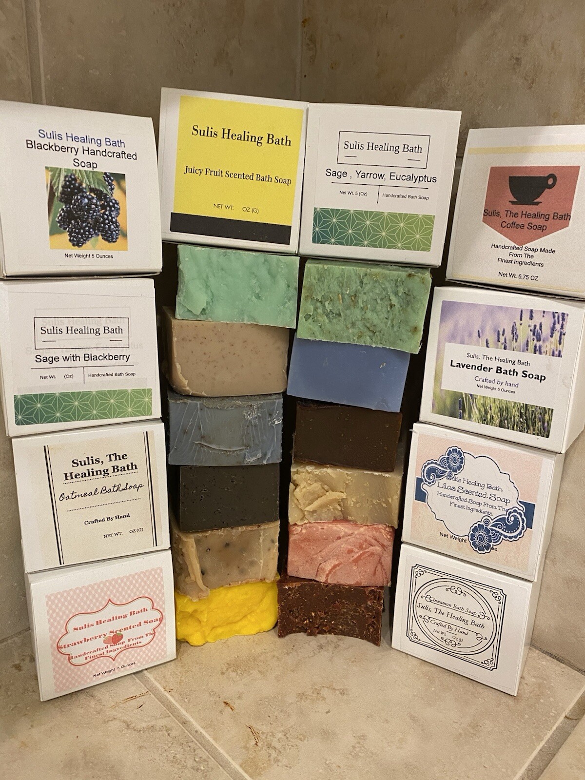 Goat Milk, Oats, & Honey Bath Soap By Sulis Healing Bath, Plus a Free Shampoo