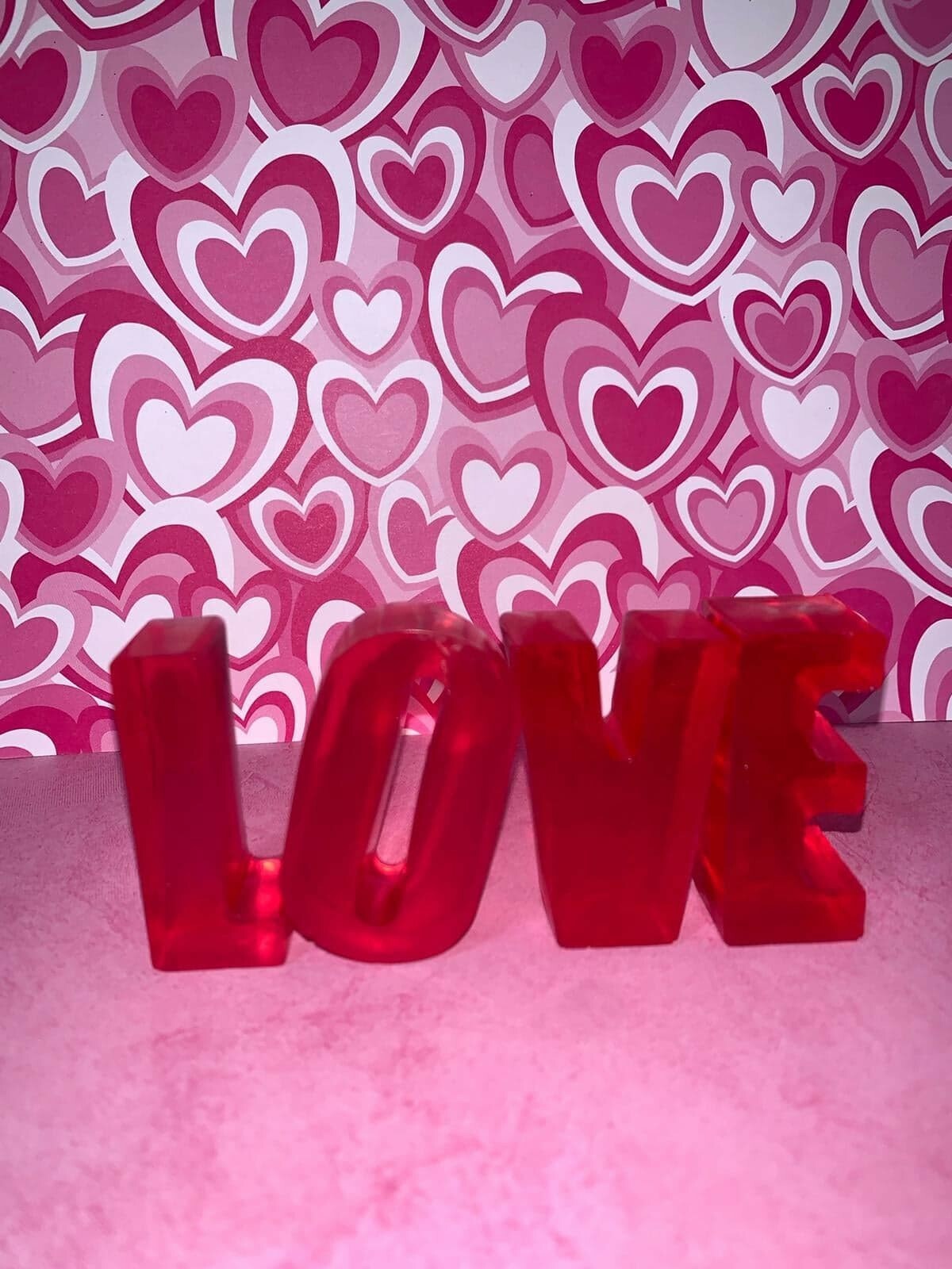 Handmade Love Soap, Hearts Soap, Gift for her or for him