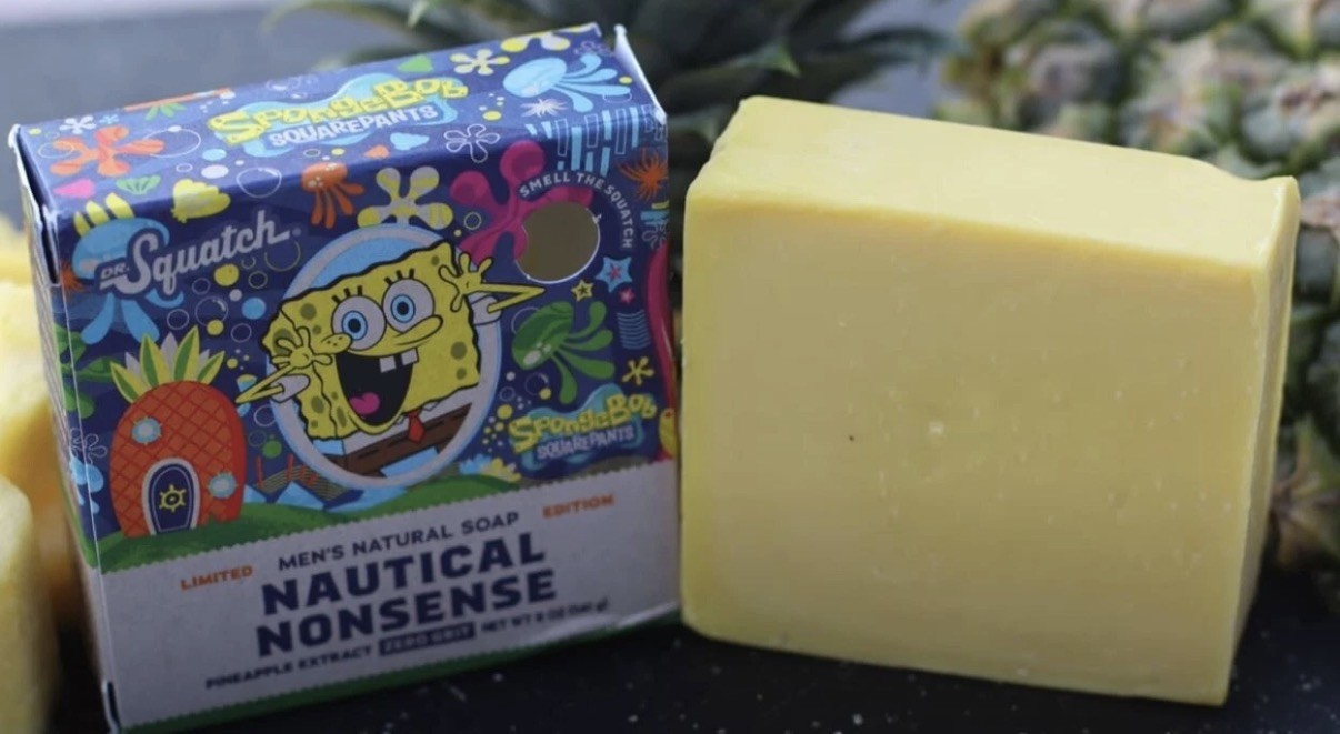 4 PACK Dr Squatch SpongeBob Limited Edition Nautical Nonsense!! 🍍Free shipping