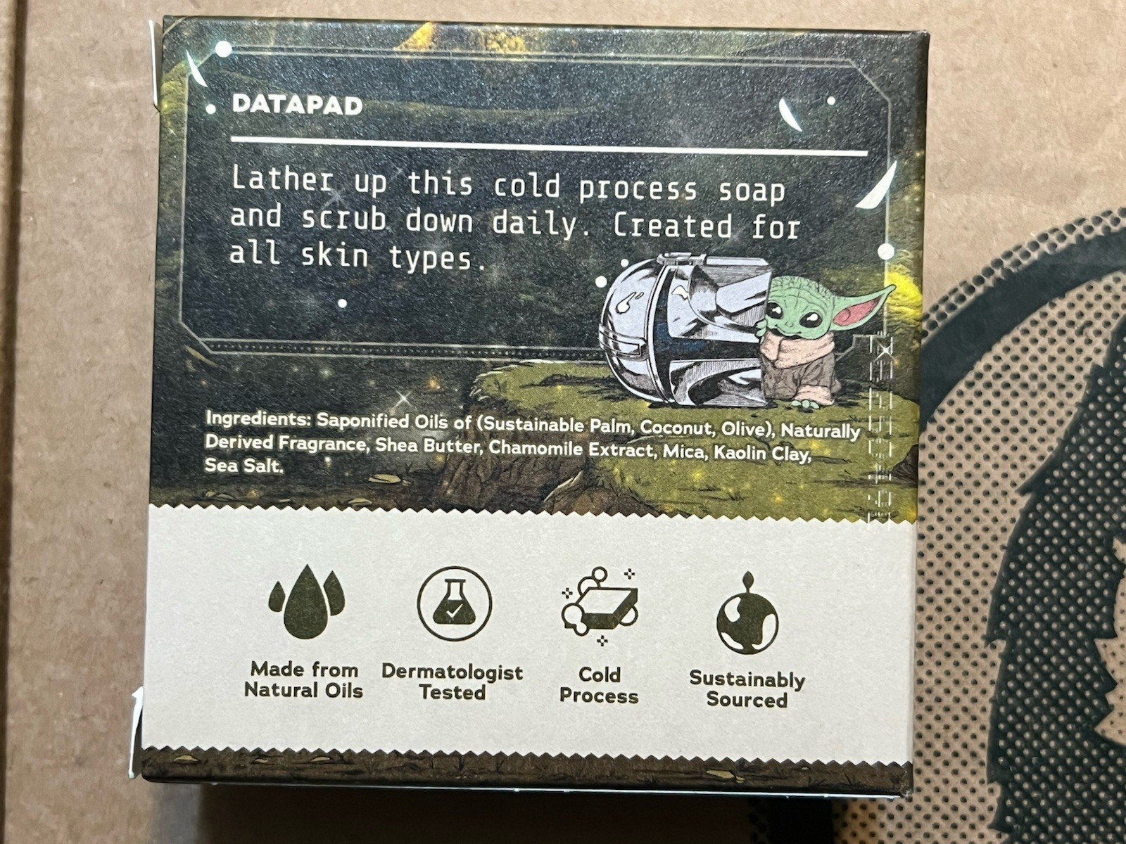 Dr. Squatch Ltd Ed. Bar Soap Zen Cleanse Mandalorian Zero Grit 5oz