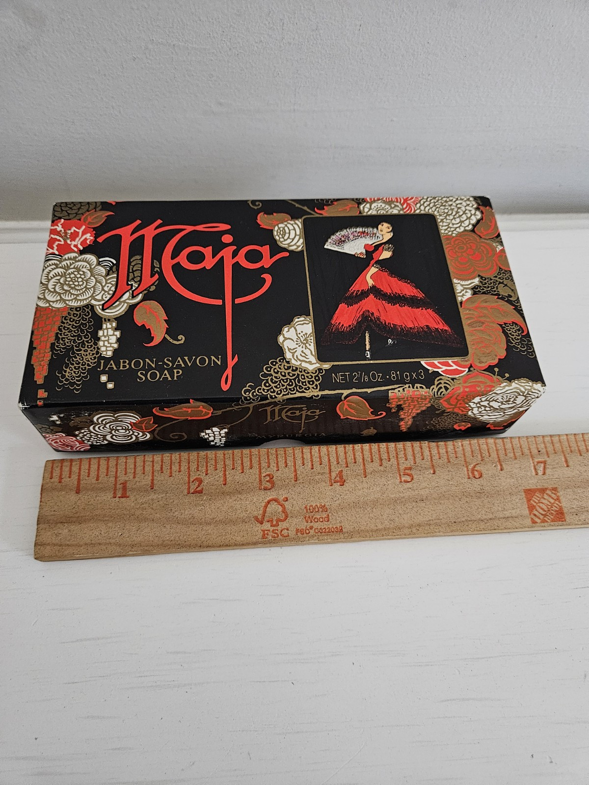 Vintage 3 Jabon Maja By Myrurgia Savon España Soap 2 7/8Oz Bars In Open Box New