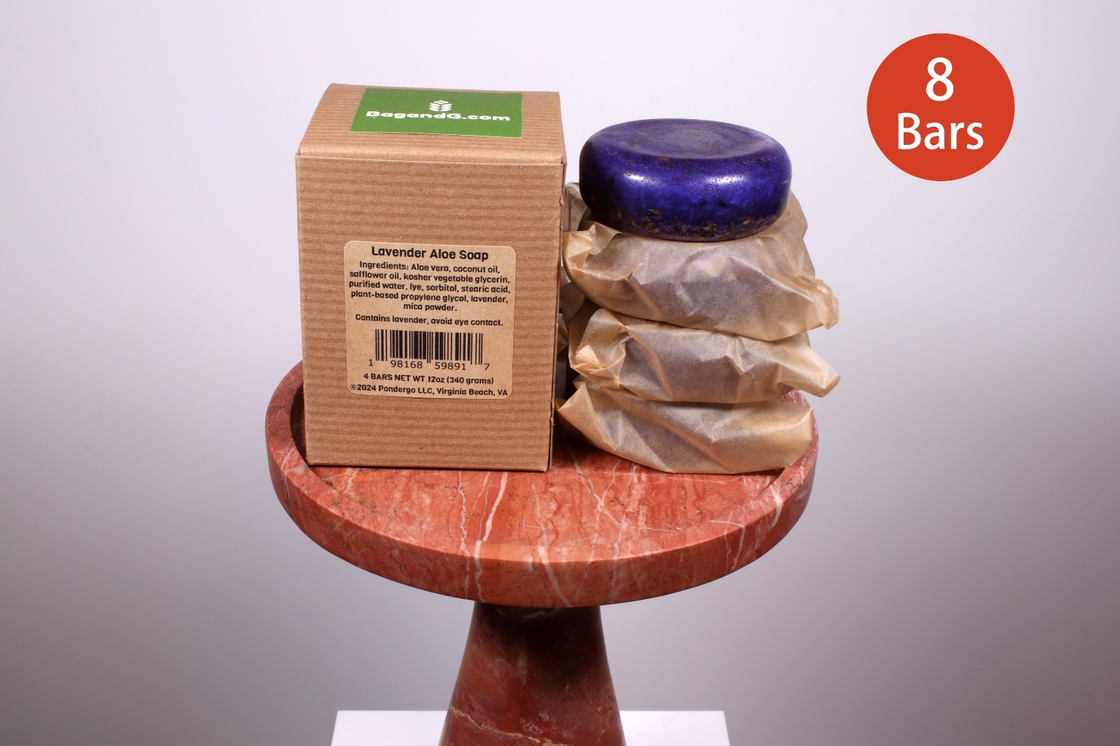 Eco Friendly Lavender Aloe Soap
