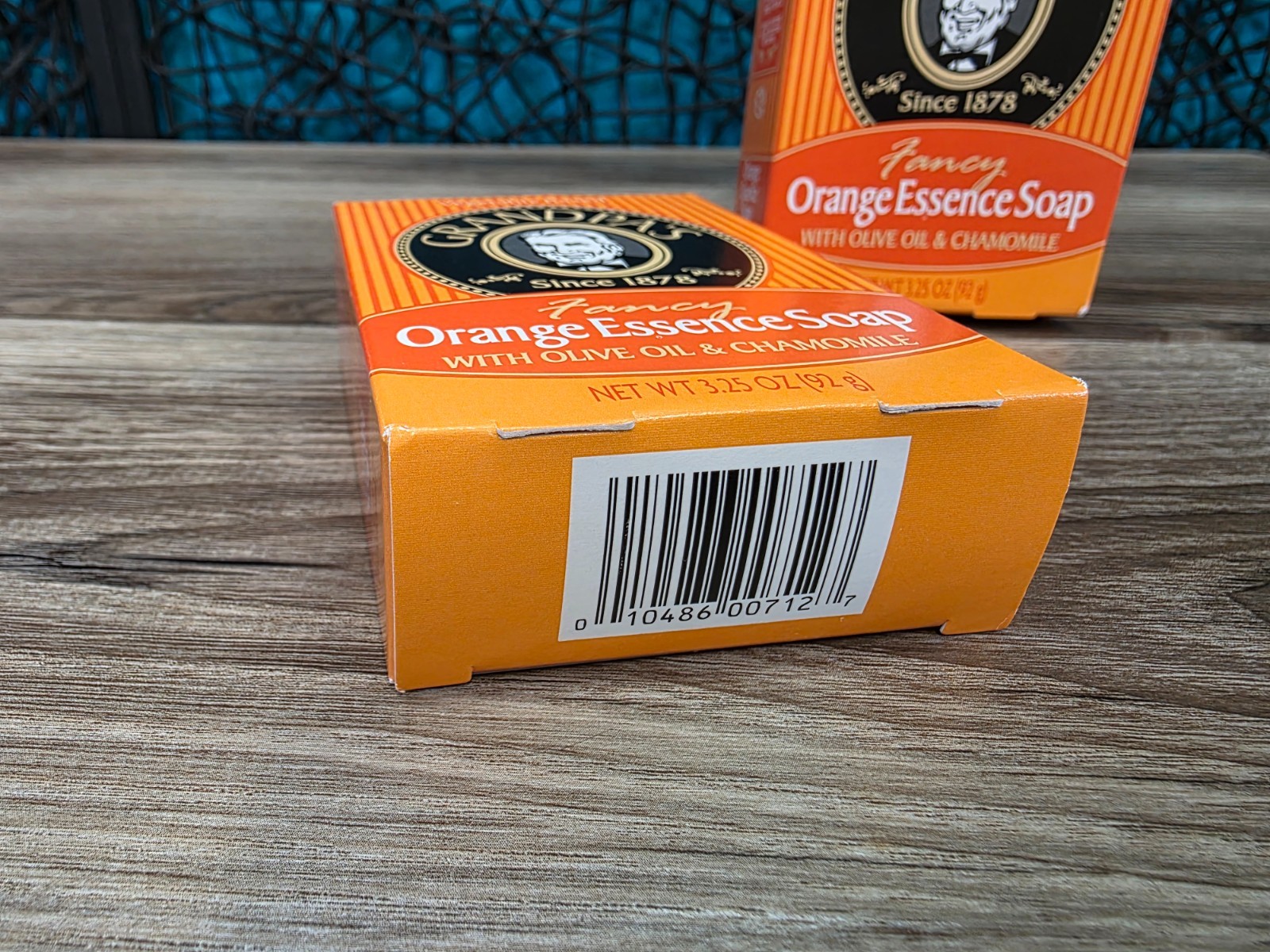 Grandpa’s Fancy Orange Essence Vegetable Based Soap 3.25 oz. LOT OF 2 BARS NEW