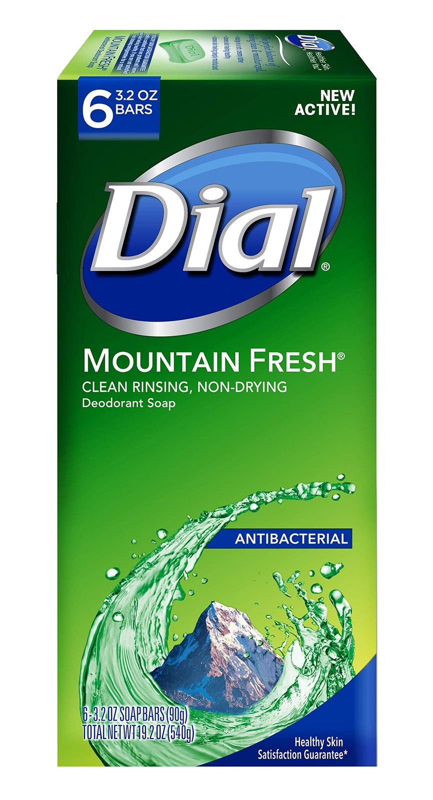 Antibacterial Bar Soap, Mountain Fresh, 3.2 Ounce, 6 Bars