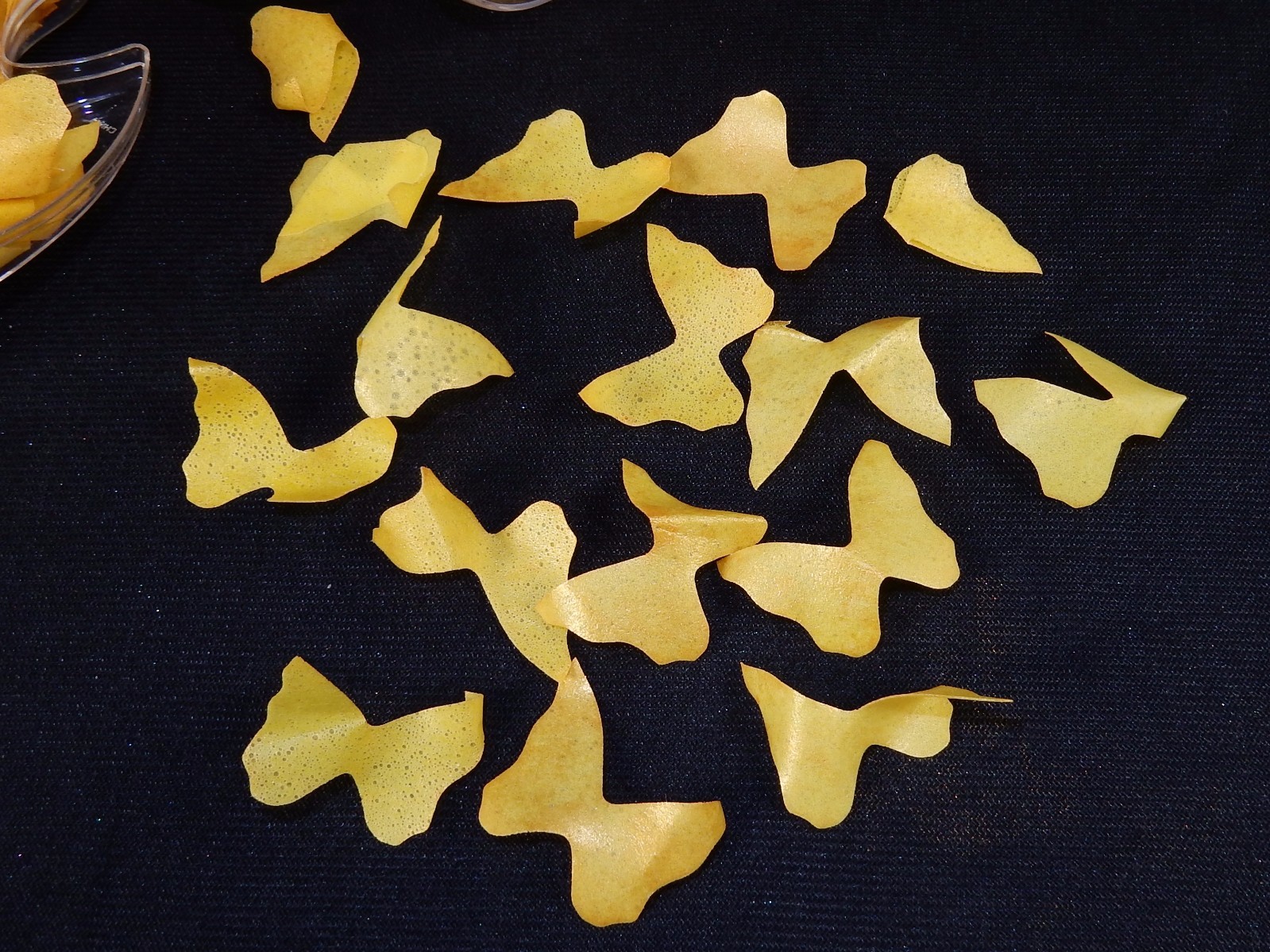 Angel Shaped Bath Soap Ornament w/Golden Wings Confetti, Light Floral Scent