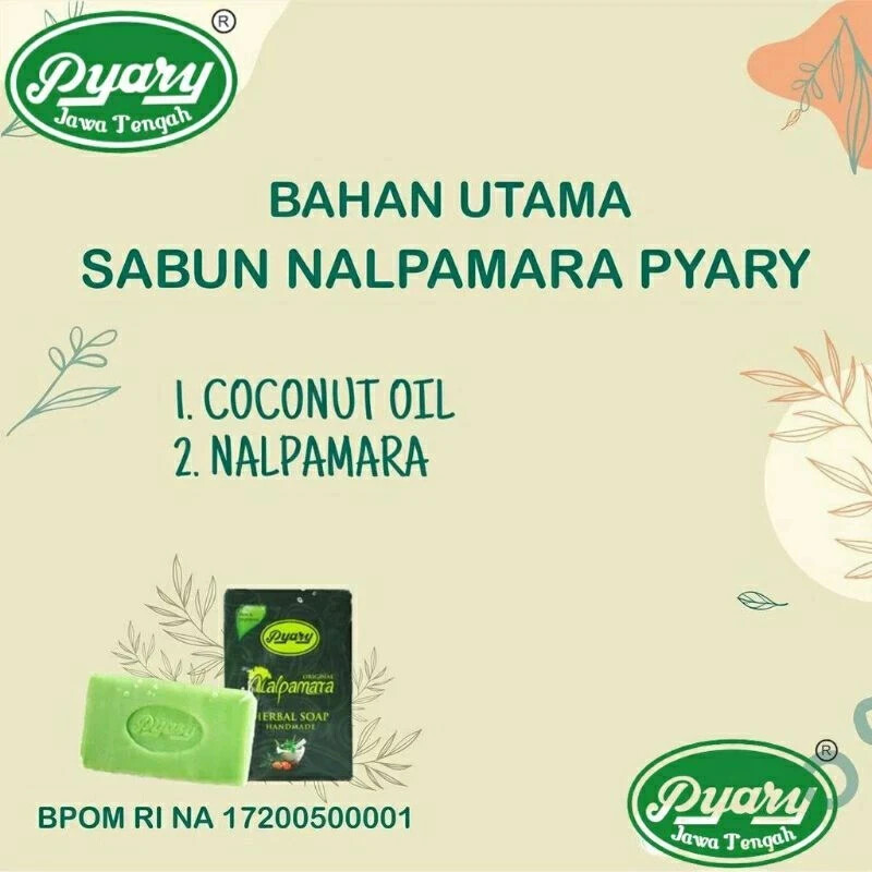 5 SOAP Nalpamara Soap BPOM Original 100% | Pyary Tumeric Soap | Nalpamara Arabic
