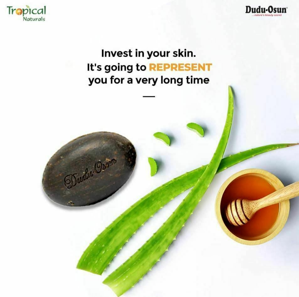 Dudu Osun African Black Soap Raw 1 Bar Body Face Wash