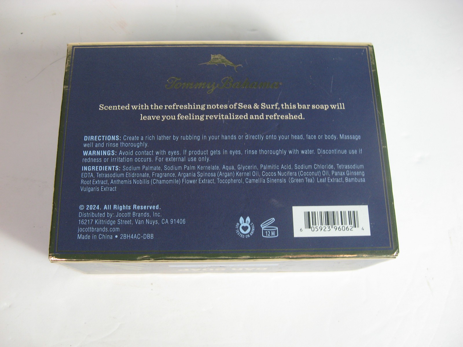 New & Sealed Tommy Bahama Bar Soap ‘Sea & Surf’ 10 oz Hair Face & Body Soap