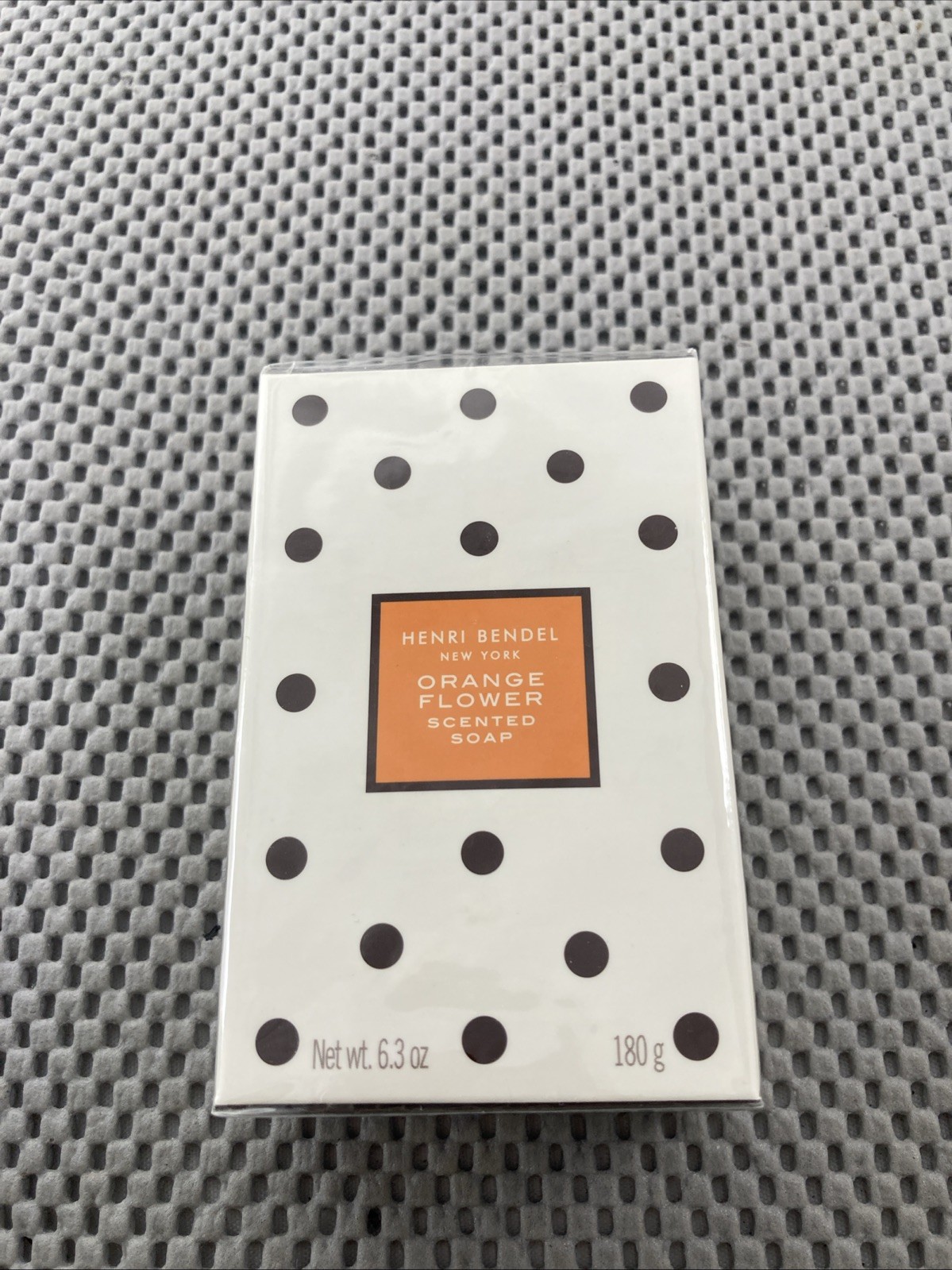 RARE Henri Bendel *ORANGE FLOWER Scented Bar Soap* 6.3 oz – NEW & SEALED