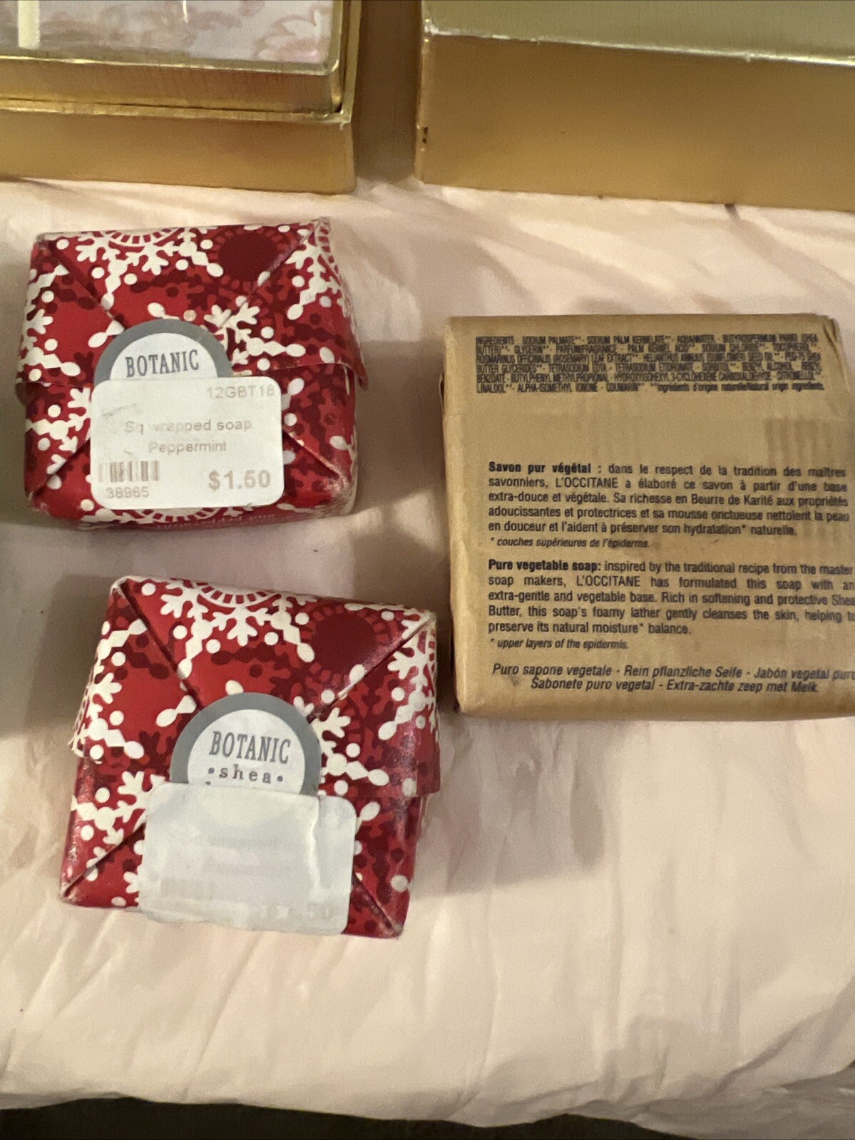 Fringe Alchemy Collection Scented Soap Savin & Glass Tray +4 Scented Soaps New