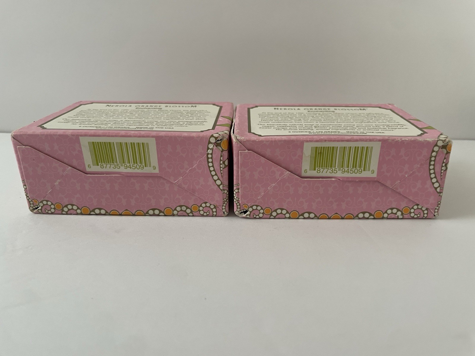 LOT OF 2 BARS Pacifica NEROLA ORANGE BLOSSOM Natural Bar Soap 6 oz SHIPS FREE